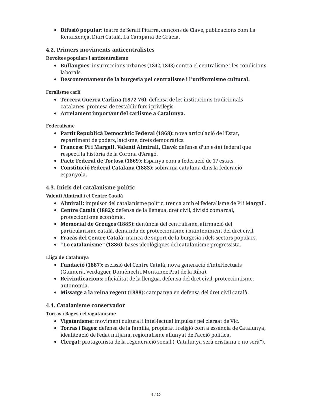 # Història de la Restauració i el Catalanisme (1875-1902)

## Introducció

Aquest resum abasta dos grans blocs temàtics fonamentals per ente
