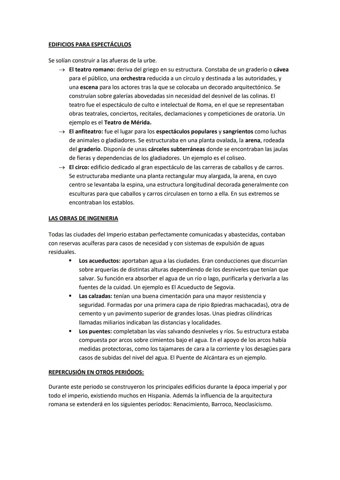 # LA ARQUITECTURA ROMANA

El arte romano se inicia con influencias griegas y etruscas, y se desarrolla entre los siglos III a.C
y V d.C., de