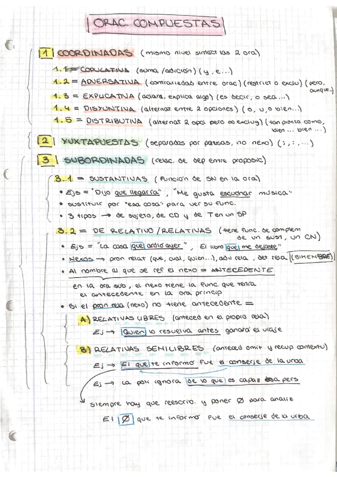 Sintaxis evau lengua