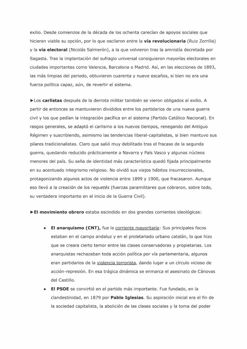 Tema 1. La Restauración: evolución política, social, económica y
demográfica (1875-1931).
0.- INTRODUCCIÓN
Tras el convulso Sexenio Democrát