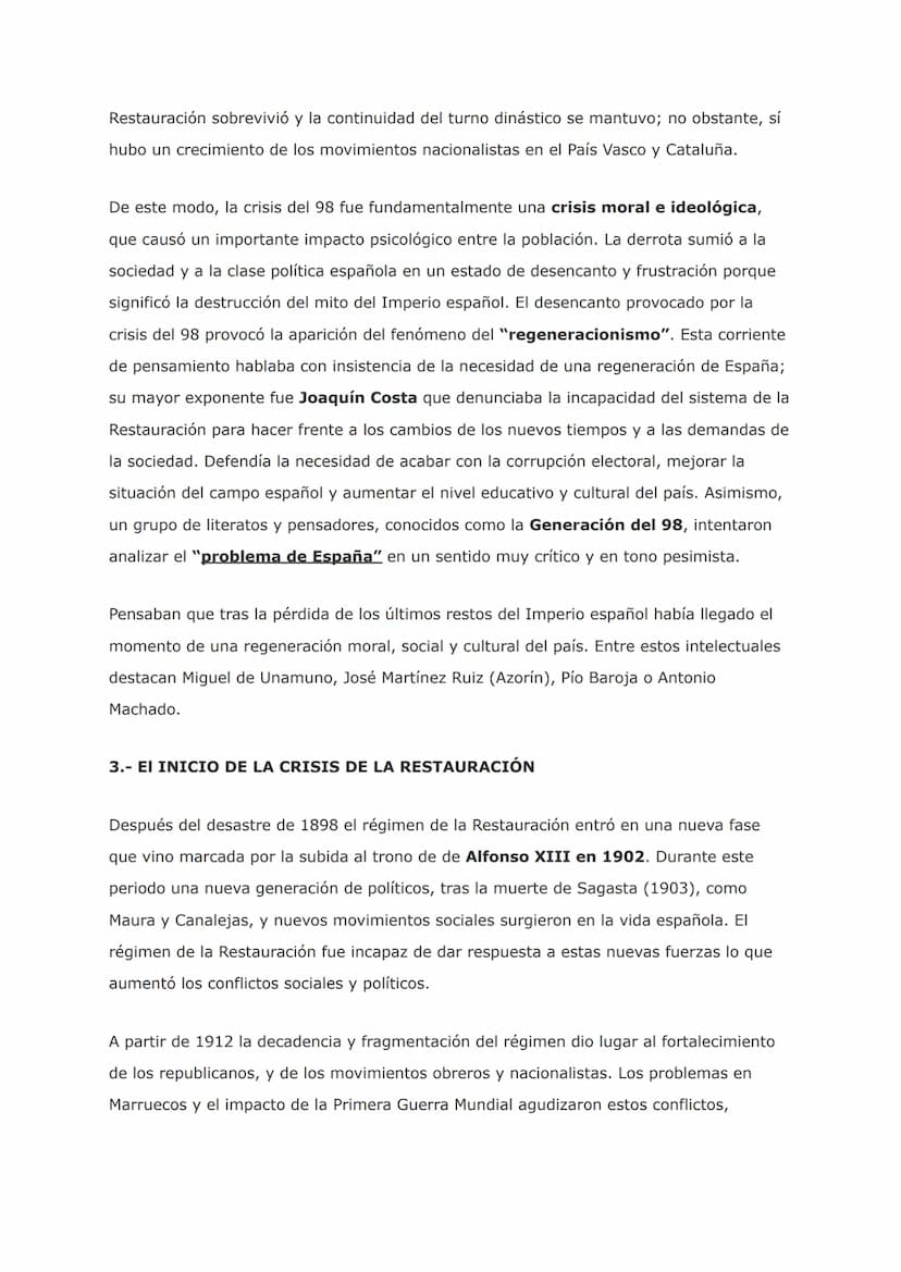 Tema 1. La Restauración: evolución política, social, económica y
demográfica (1875-1931).
0.- INTRODUCCIÓN
Tras el convulso Sexenio Democrát