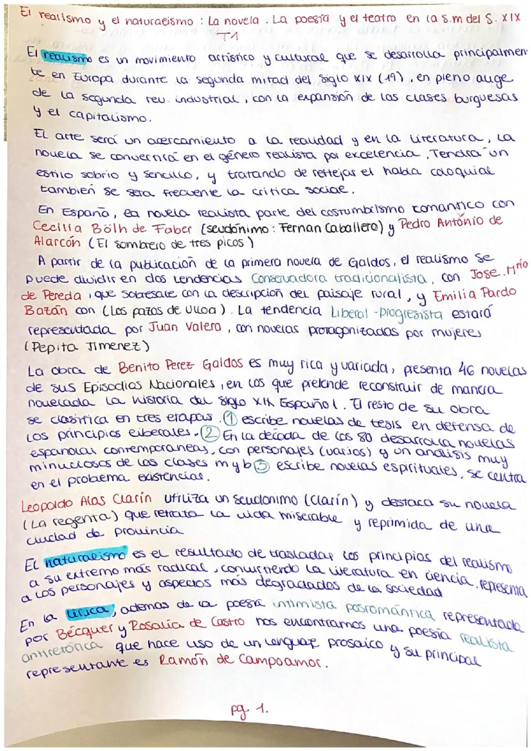 El realismo y el naturaeismo: La novela. La poesía y el teatro en la s.m del S. XIX
TA

El realismo es un movimiento arrisnico y cultural qu