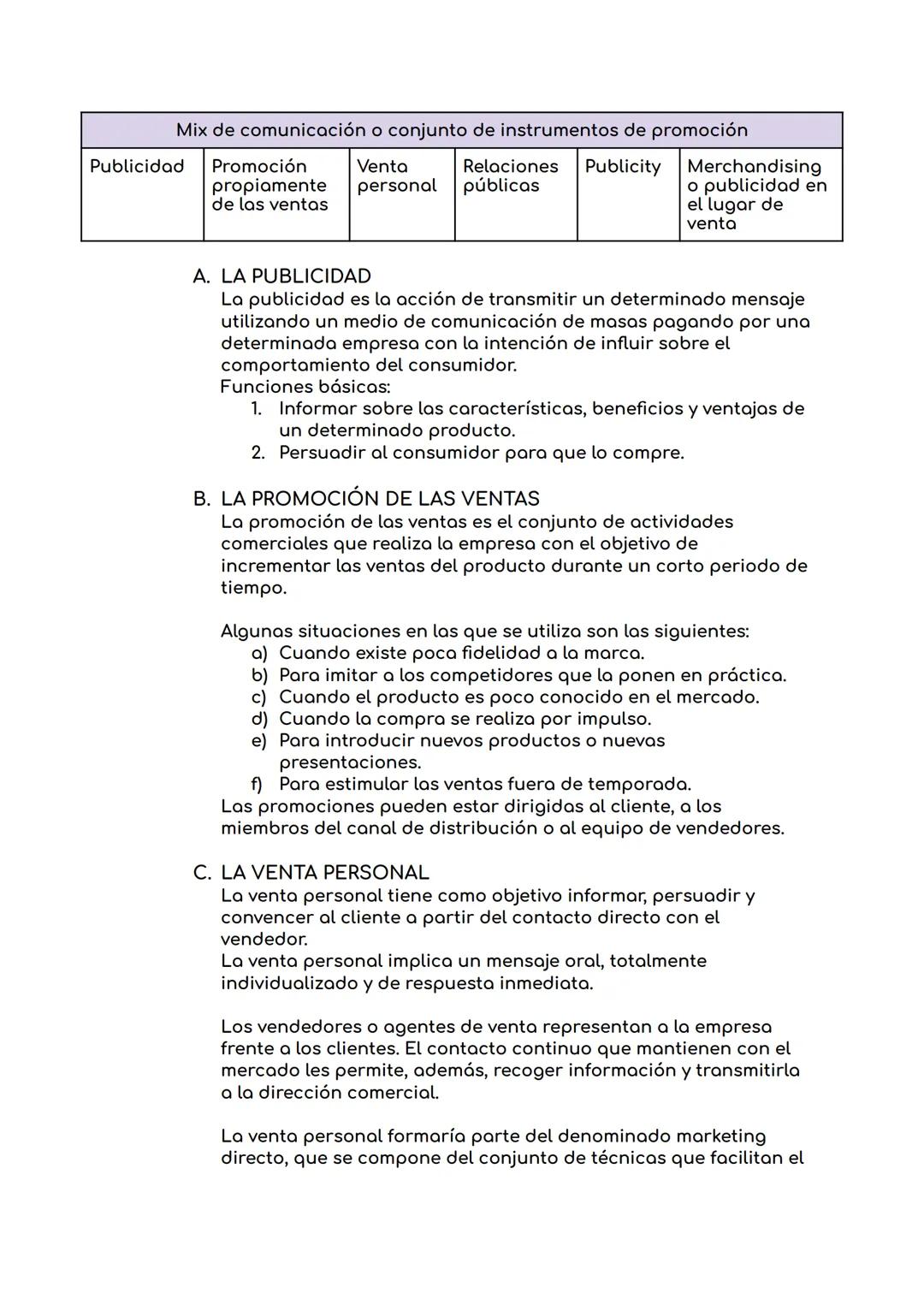 1.
TEMA 7: ÁREA COMERCIAL. EL MÁRKETING
2.
EL DEPARTAMENTO COMERCIAL
La función comercial incluye el conjunto de actividades necesarias
para