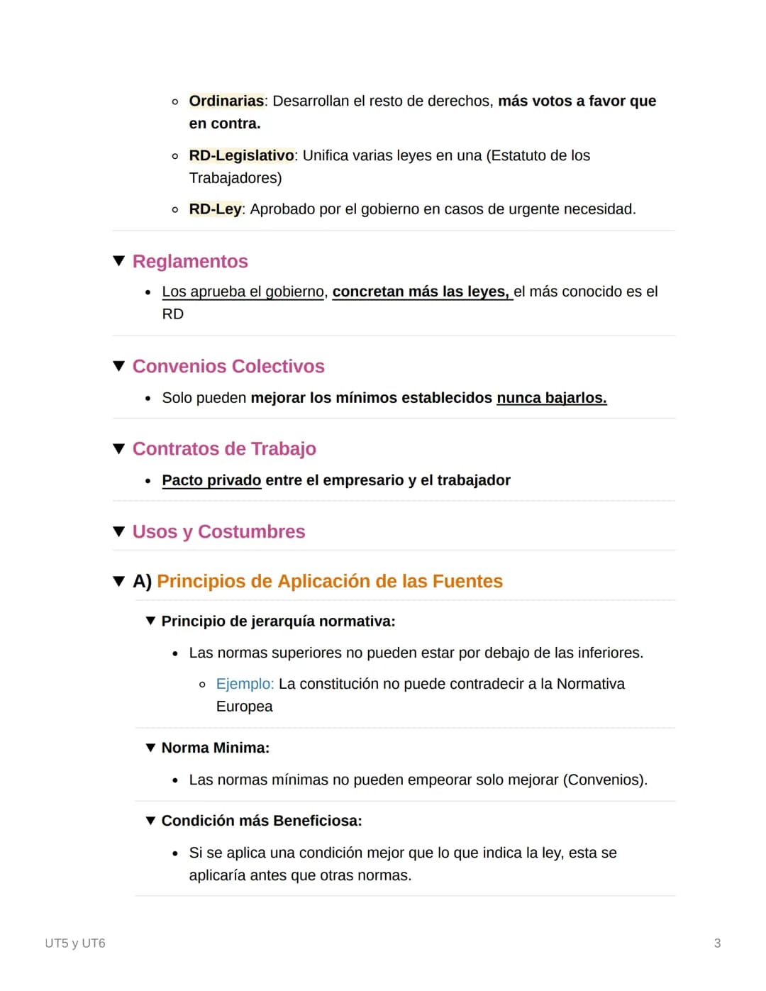 UT5 y UT6
UT5 La Relación Laboral
▼ 1- REQUISITOS Y TIPOS DE RELACIONES
UT5 y UT6
Requisitos:
• Personal: El trabajador tiene que acudir por