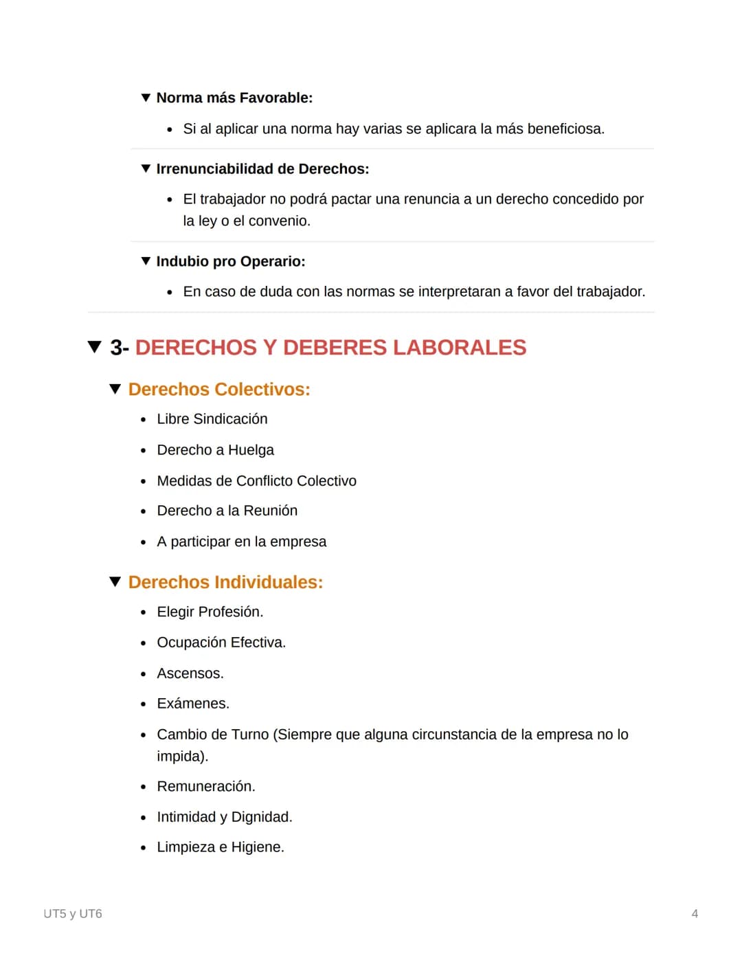 UT5 y UT6
UT5 La Relación Laboral
▼ 1- REQUISITOS Y TIPOS DE RELACIONES
UT5 y UT6
Requisitos:
• Personal: El trabajador tiene que acudir por