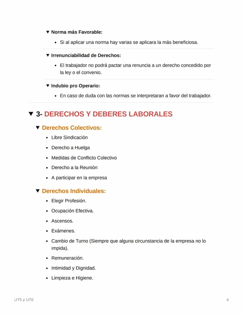 UT5 y UT6
UT5 La Relación Laboral
▼ 1- REQUISITOS Y TIPOS DE RELACIONES
UT5 y UT6
Requisitos:
• Personal: El trabajador tiene que acudir por