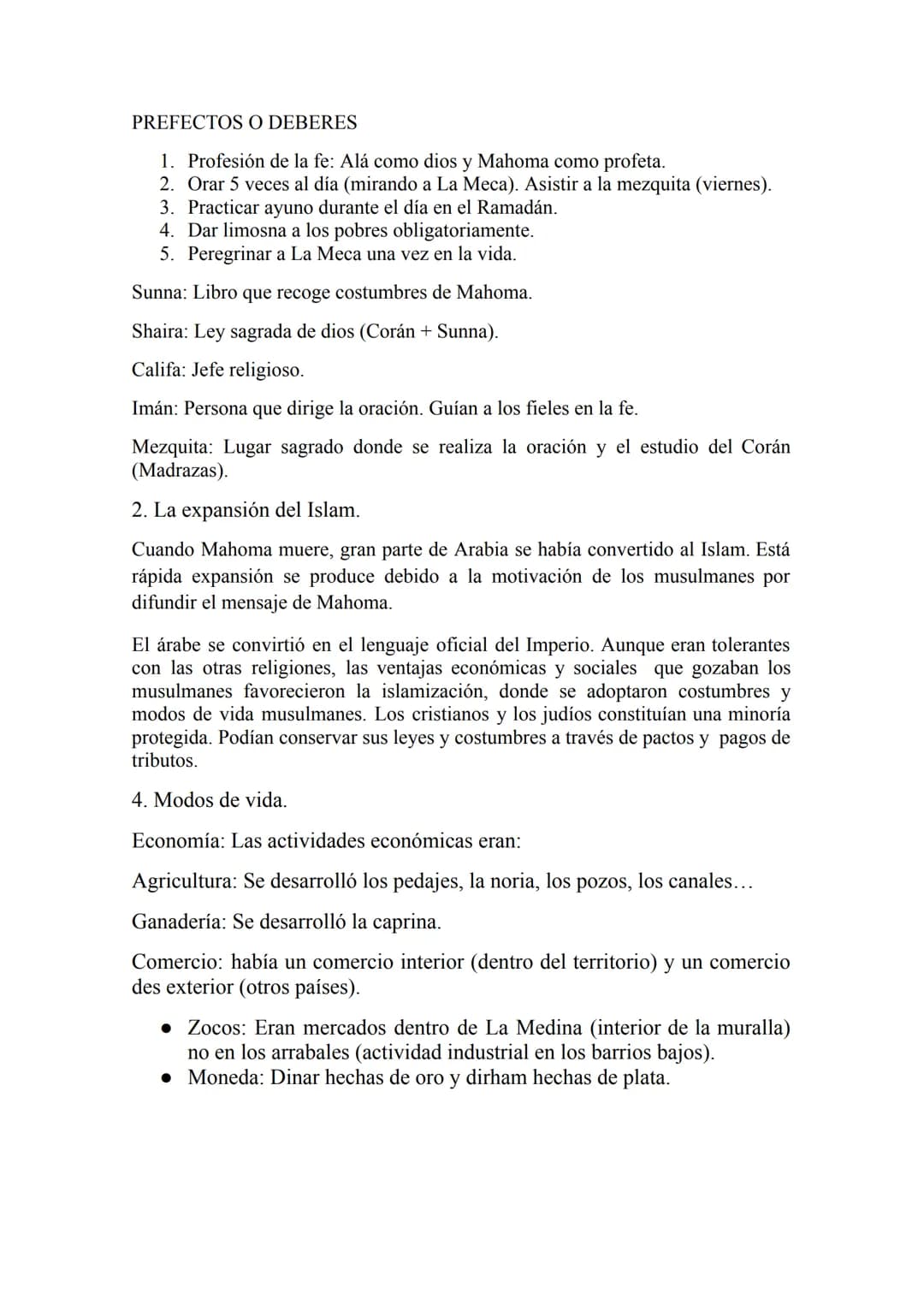 TEMA 2:
1. El origen del islam.
La península arábiga, en el S.VII, fue un gran enclave comercial entre Oriente y
Occidente, rodeado por dos 