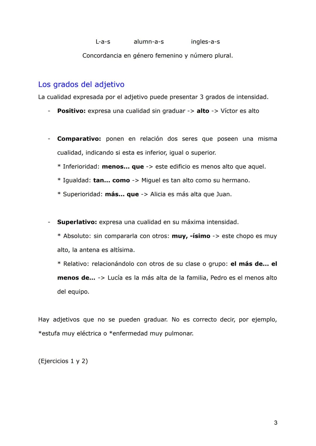 SN: EL COMPLEMENTO DEL NOMBRE
Los elementos del SN
Recordemos la estructura del sintagma nominal:
MORFOLÓGICAMENTE
FORMA: tipo de palabra
Mi