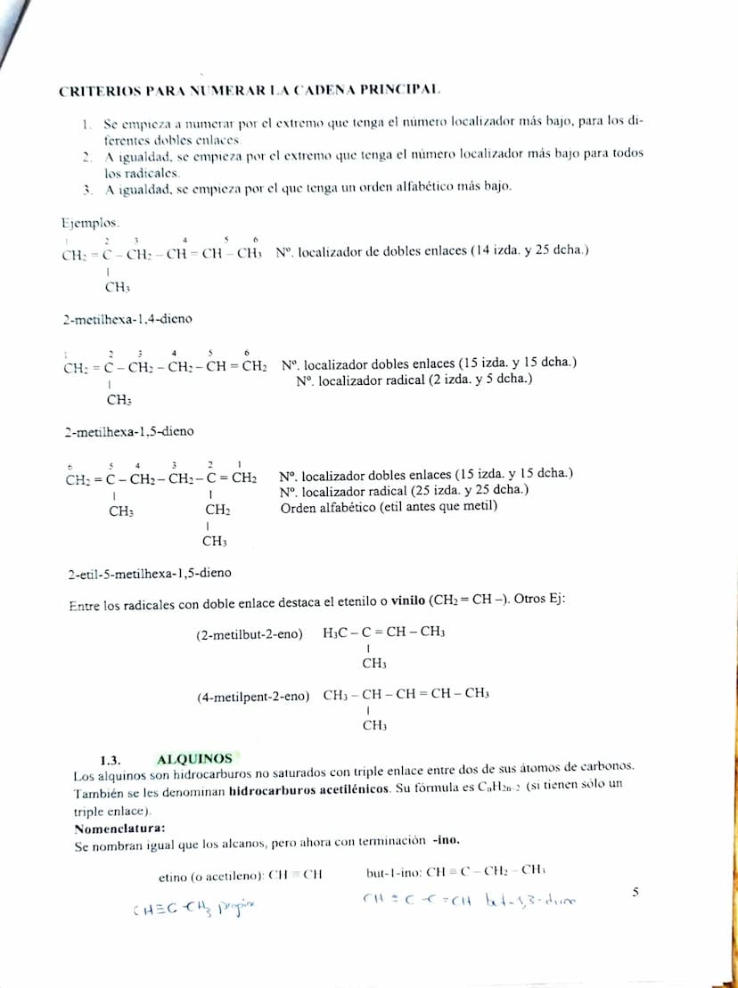 UD 5. QUÍMICA DEL CARBONO
1. INTRODUCCIÓN
2. FORMULACIÓN DE QUÍMICA ORGÁNICA
1.
2.1. ALCANOS
2.2. ALQUENOS
2.3. ALQUINOS
2.4. HIDROCARBUROS 