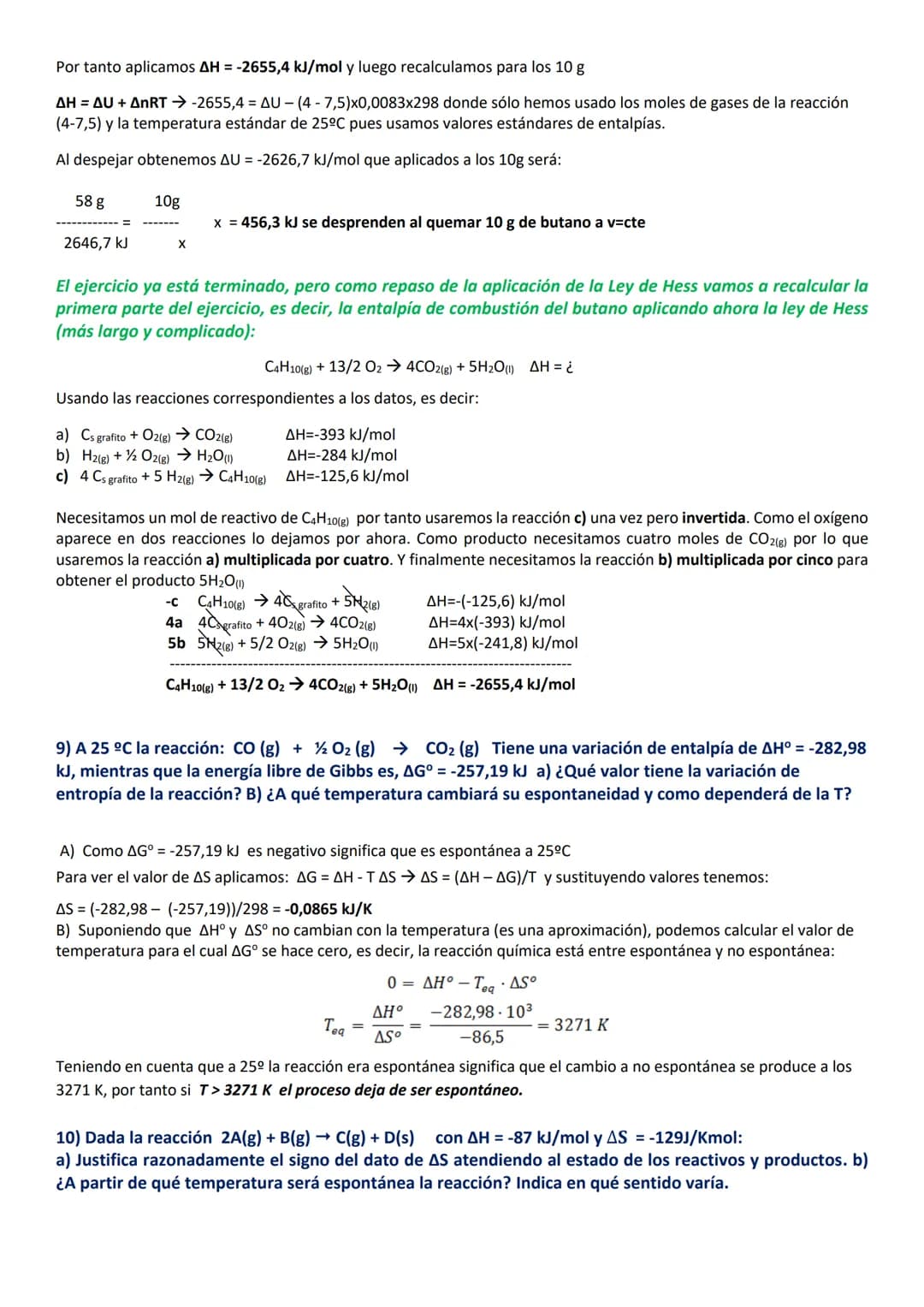 EJERCICIOS RESUELTOS DE TERMOQUÍMICA 1º BACHILLERATO
Los ejercicios más largos no significan que sean más difíciles. Puede ser más largo por