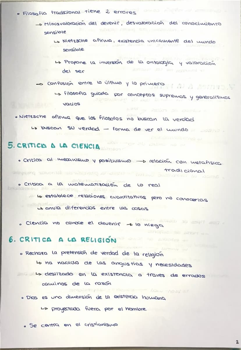 --- OCR Start ---
Nietzsche
1. CRITICA A LA TRADICIÓN JUDEO-CRISTIANA
Conjunto de la filosofía de Nietzsche
- crítica a los fundamentos de l