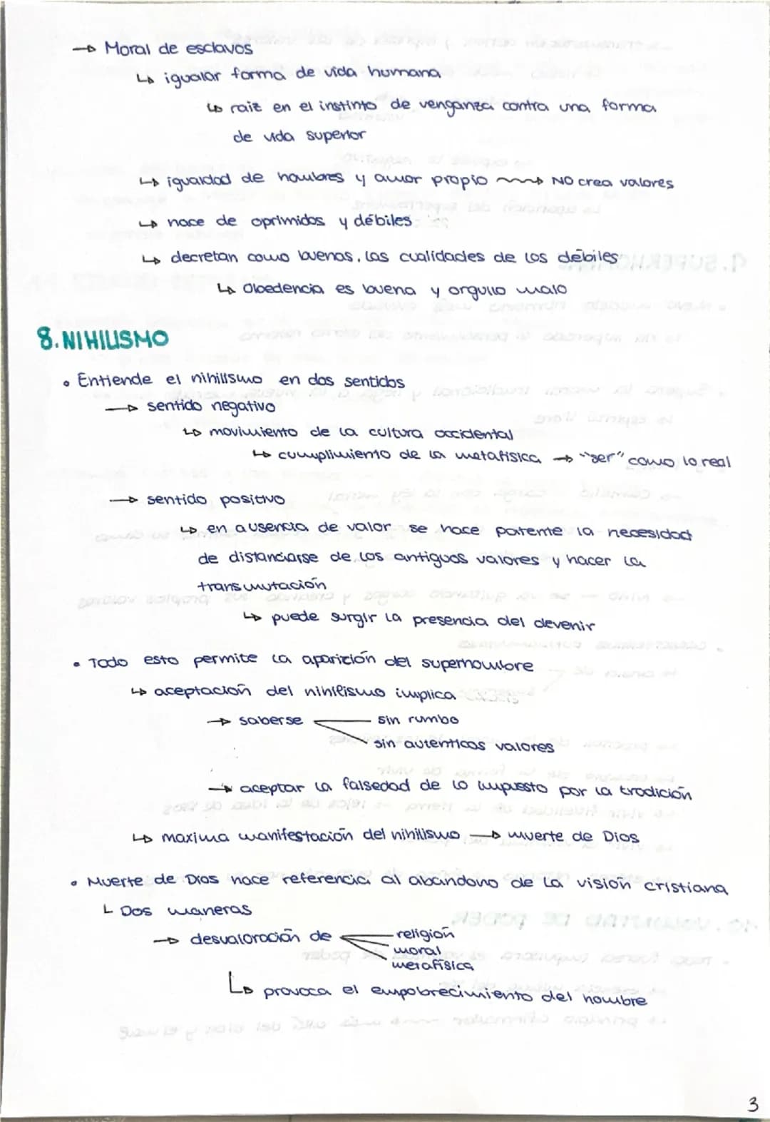 --- OCR Start ---
Nietzsche
1. CRITICA A LA TRADICIÓN JUDEO-CRISTIANA
Conjunto de la filosofía de Nietzsche
- crítica a los fundamentos de l