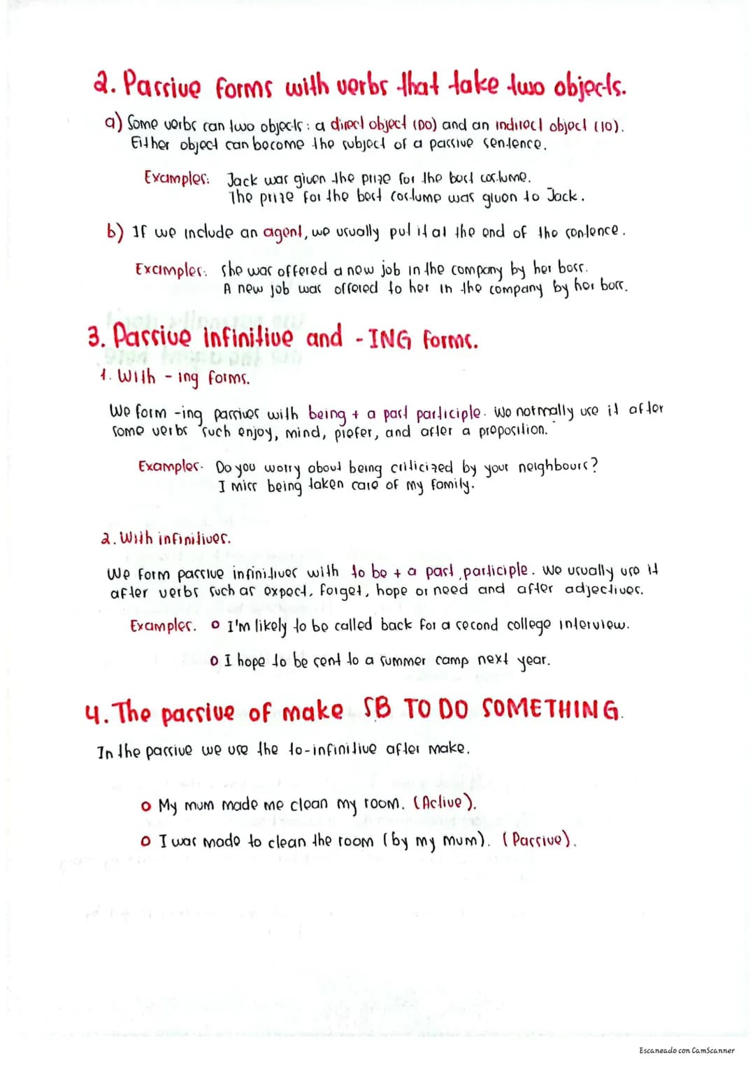 I
•Passive voice-
The passive voice is used when we want to focur the attetion on the person or thing affected
by the action.
When and how d