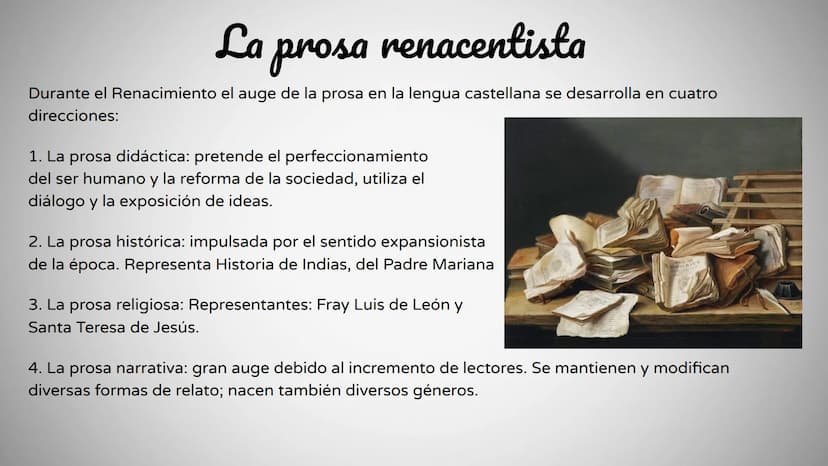 ÍNDICE:
1. Contexto histórico del Renacimiento
2. Concepto
3. Características generales de la literatura
4. ¿Que es el humanismo?
5. La poes