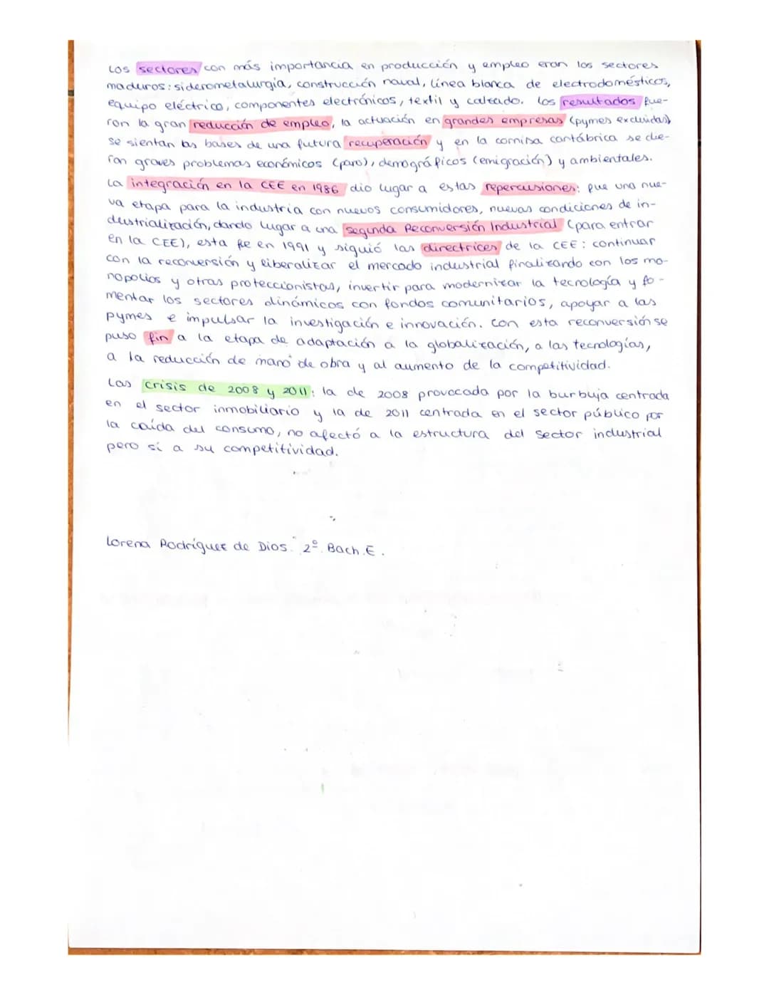 
<p>El sector secundario es aquel cuyas actividades económicas se basan en la transformación de bienes y recursos que se extraen del medio f