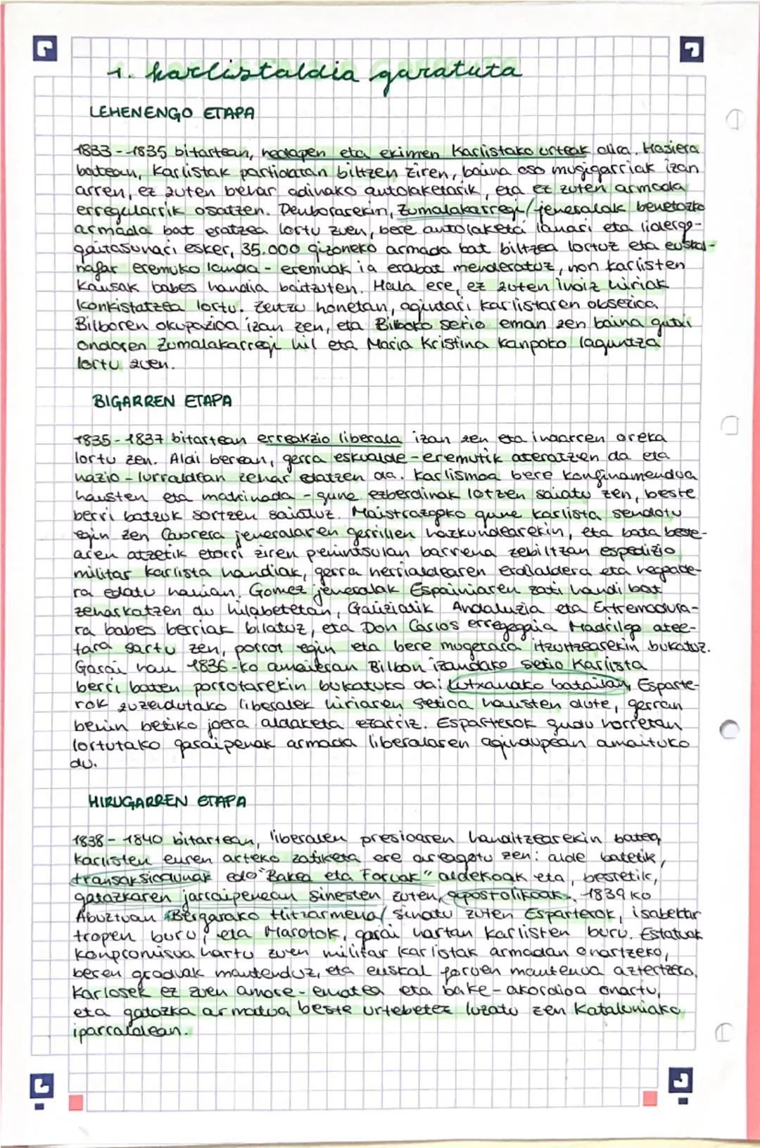 FORUAK ETA LIBERALISMOA:
hardistadak eta foruak indargabetzeko prosesua
1. lehen getra harlistak
GATAZKA DINASTIKOA
Fernando VII. a hil oste