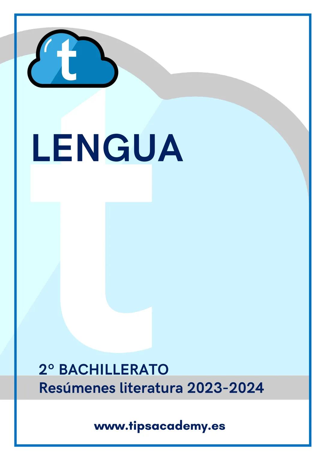 # LENGUA

2º BACHILLERATO

Resúmenes literatura 2023-2024

www.tipsacademy.es # LITERATURA EVAU

tips
Academy

1. EL REALISMO Y EL NATURALIS