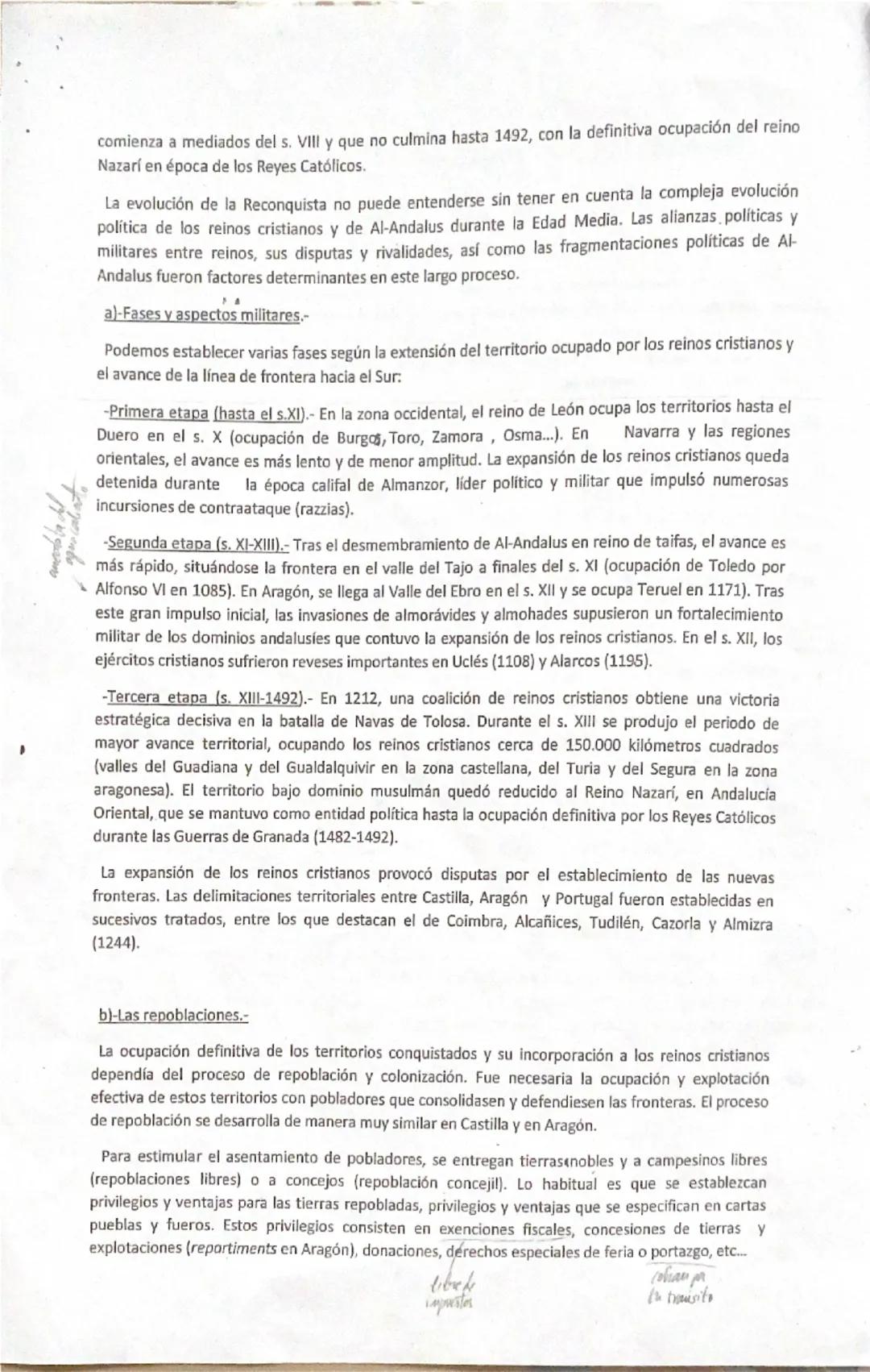 Tema 4-Los reinos cristianos peninsulares-
-Reconquista y repoblación-
1-Aparición y formación de los reinos cristianos peninsulares.-
Tras 