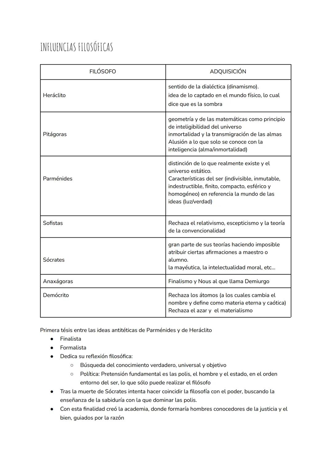 # 1. CONTEXTO DE PLATÓN:

Platón: filósofo idealista griego del siglo IV a.C. Más reconocido de los discípulos de Sócrates.
Acontecimientos 