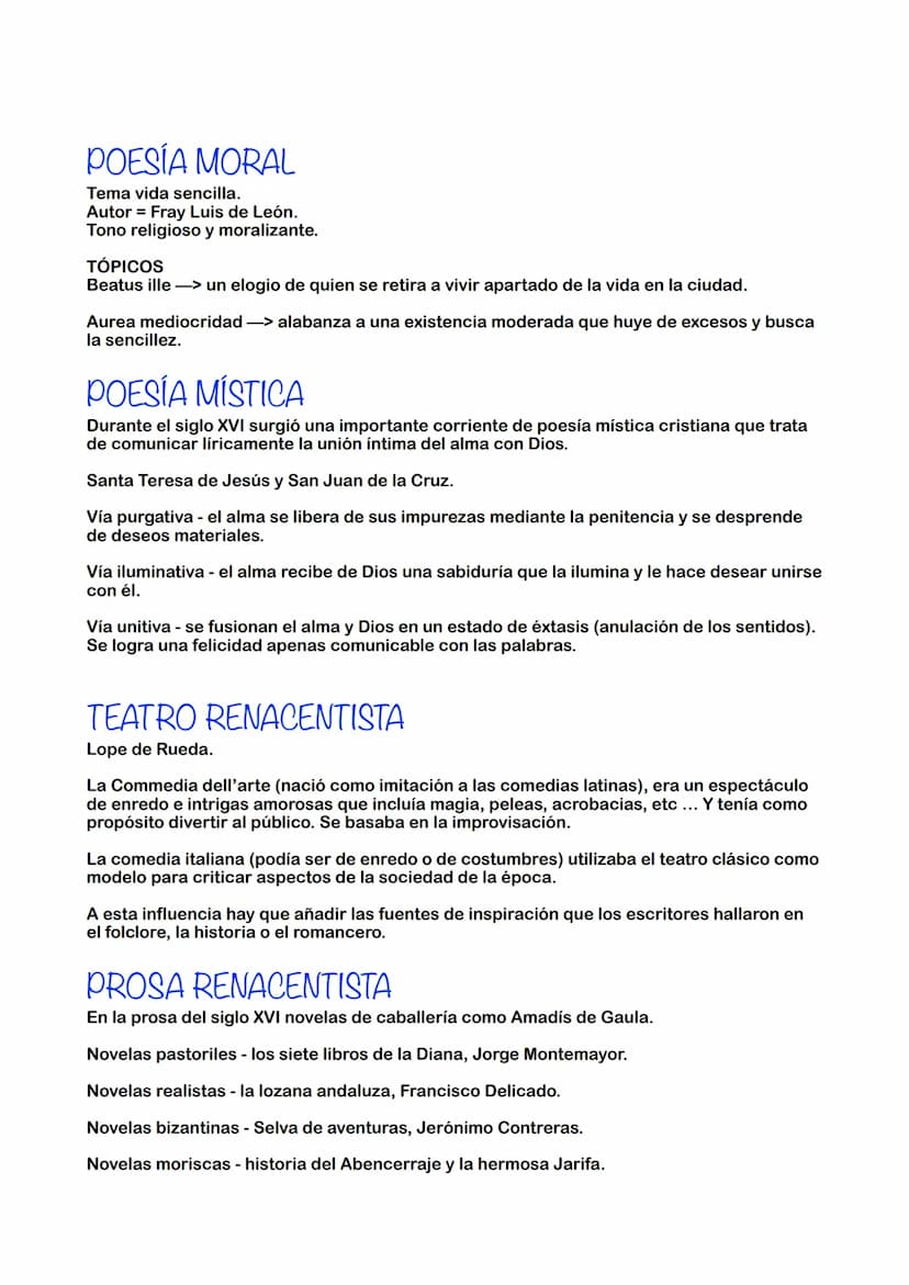 4.3 EL RENACIMIENTO
POESÍA RENACENTISTA:
A principios del siglo XVI llegó a España una nueva fuente poética -> el petrarquismo =
Francisco P