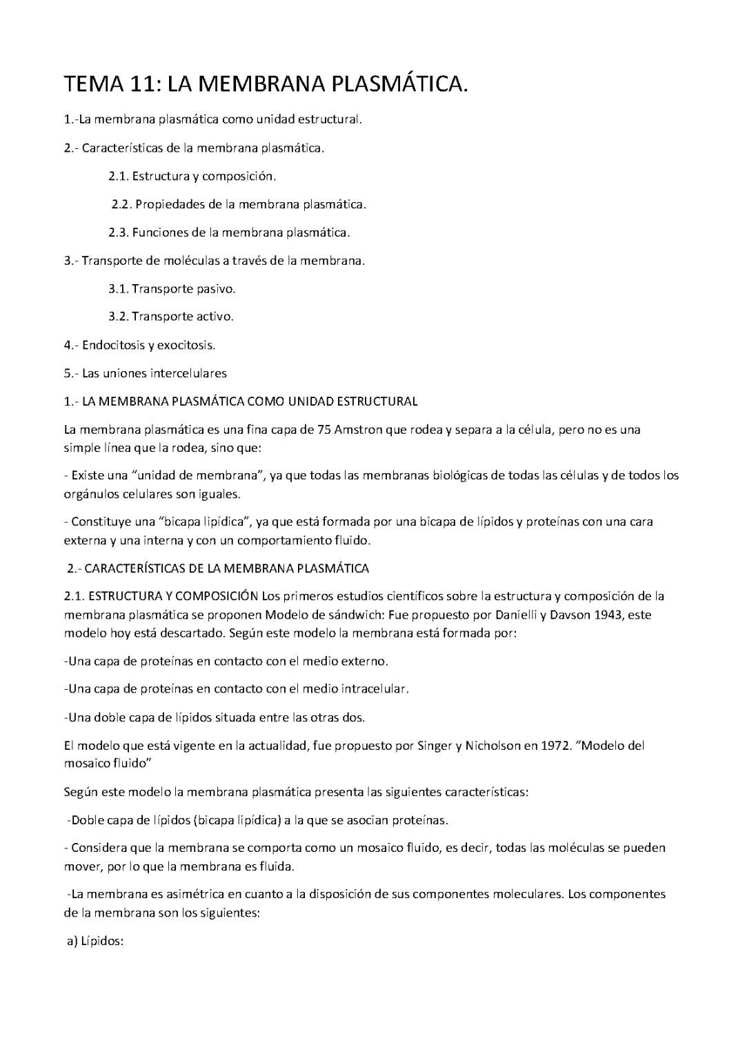 La membrana plasmática: Función y estructura esenciales.