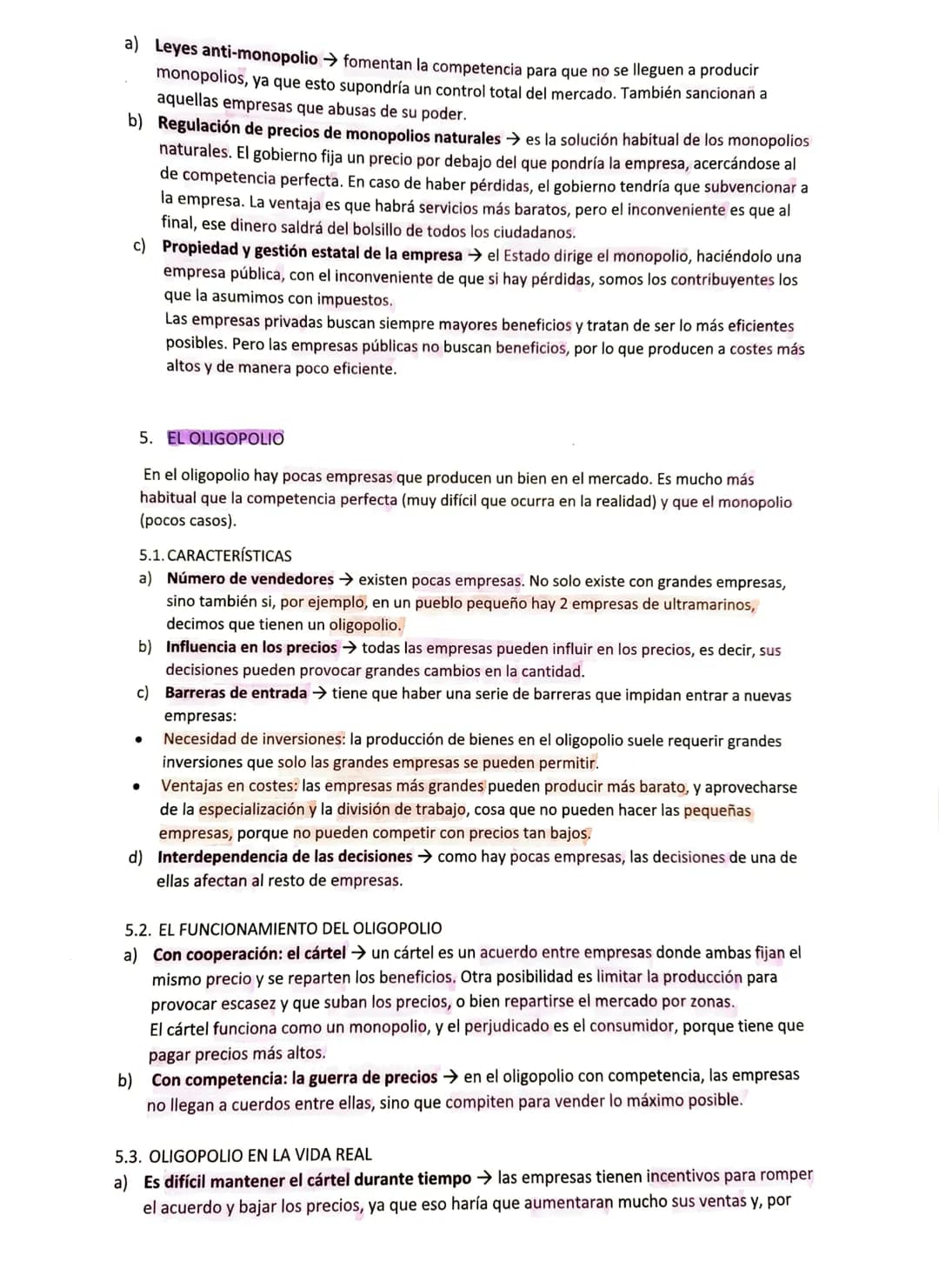 Tema 4
b)
c)
TIPOS
DE
MERCADO
1. LAS ESTRUCTURAS DEL MERCADO
En los mercados competitivos, las empresas no tienen fuerza para influir en los