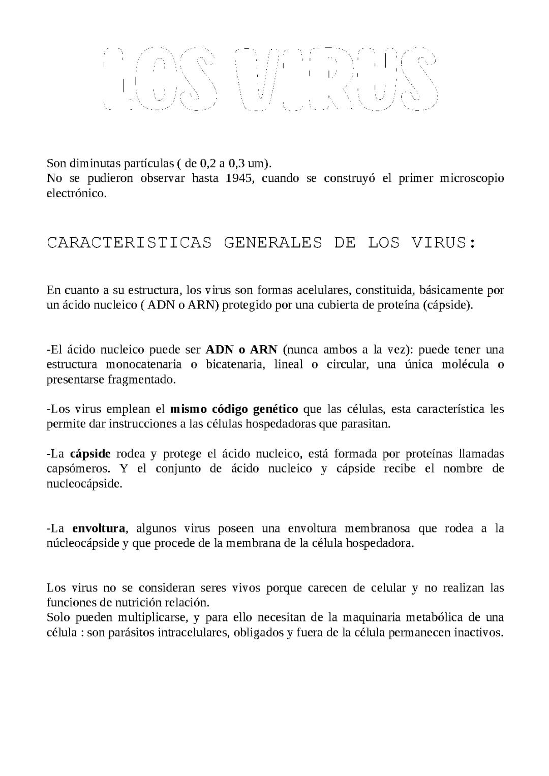 Virus: Conceptos Básicos y Ciclo de Vida