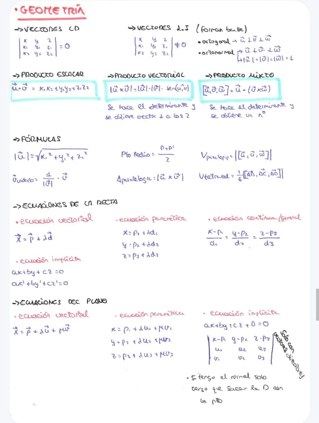 • ÁLGEBRA
→INVERSA DE UND MATRIZ
• (Adj A) t
A¹ =
1
Det A
->PROPIEDADES OS LOS DETERMINANTES
• 141= 14+1
•|A•B) = 141-111
Si cra matriz tier