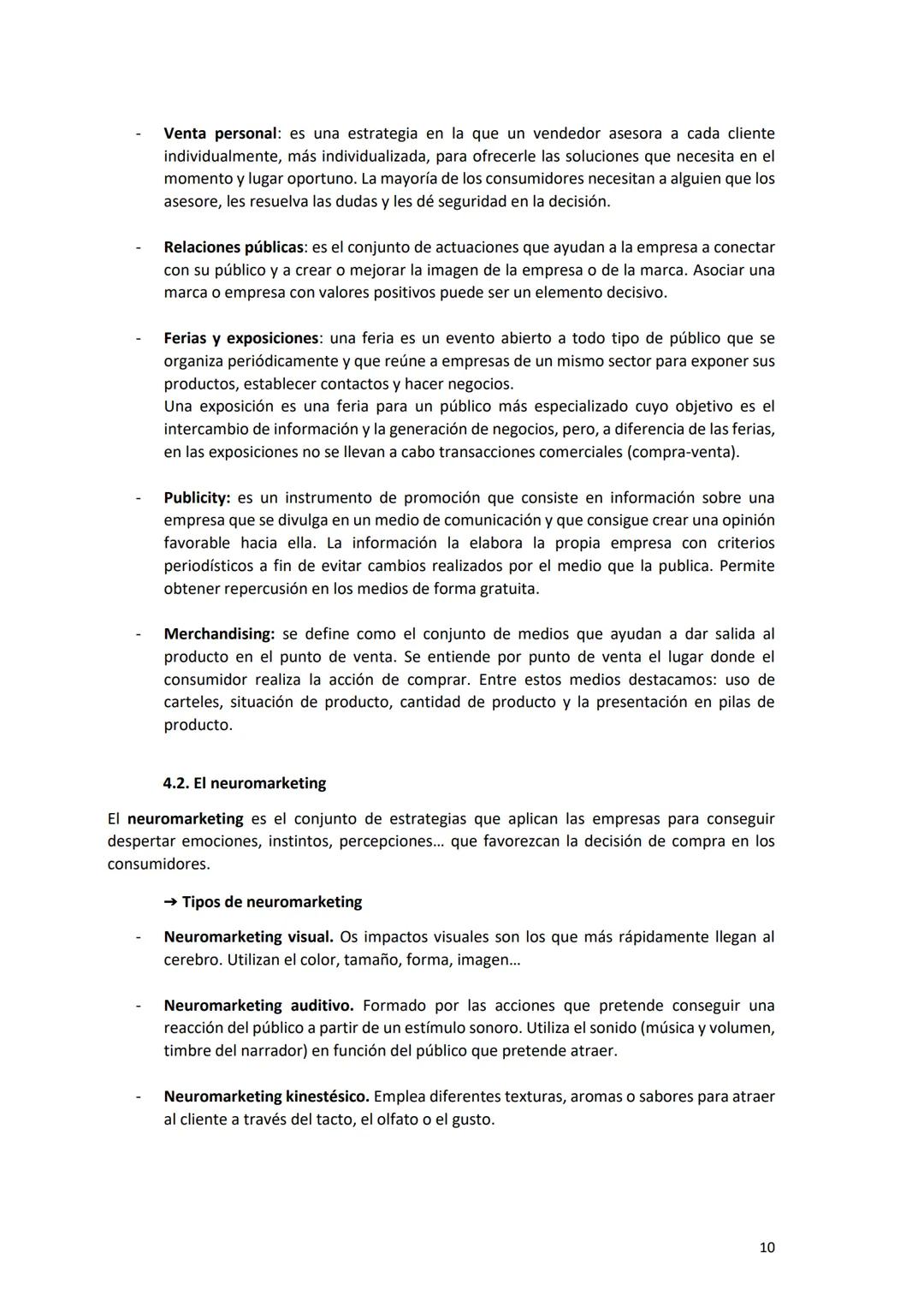 TEMA 4
La actividad comercial y el marketing
1. ¿A quién voy a vender mi producto y cómo?
1.1 La segmentación del mercado
La segmentación de
