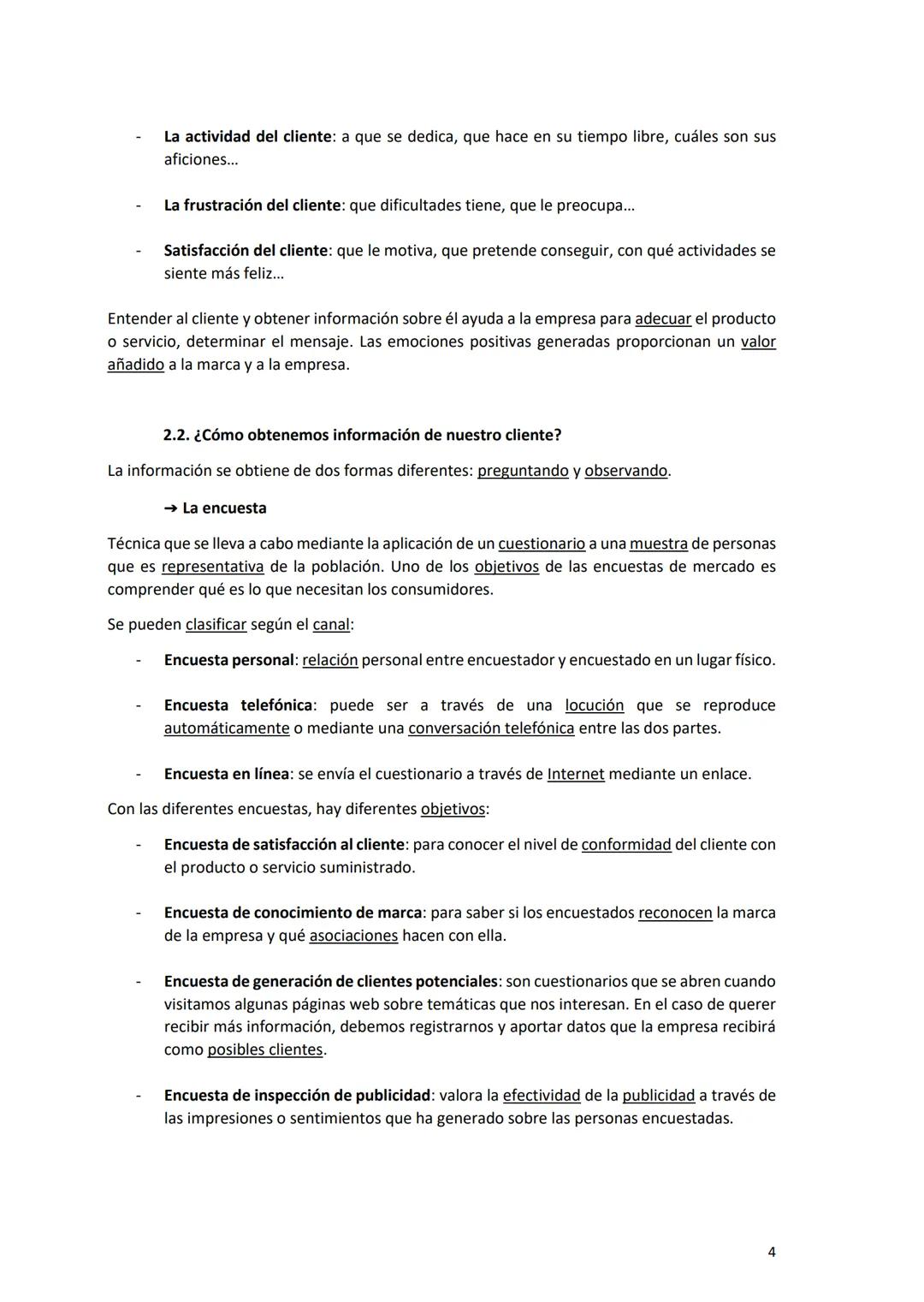 TEMA 4
La actividad comercial y el marketing
1. ¿A quién voy a vender mi producto y cómo?
1.1 La segmentación del mercado
La segmentación de
