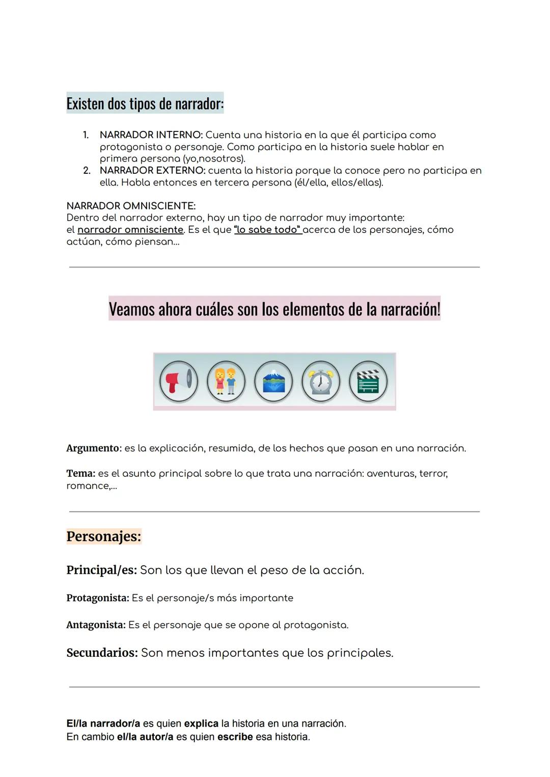 TEXTOS NARRATIVOS
¿Qué es narrar?
Narrar es explicar unos hechos, reales o ficticios, que les suceden a unos personajes,
reales o ficticios,
