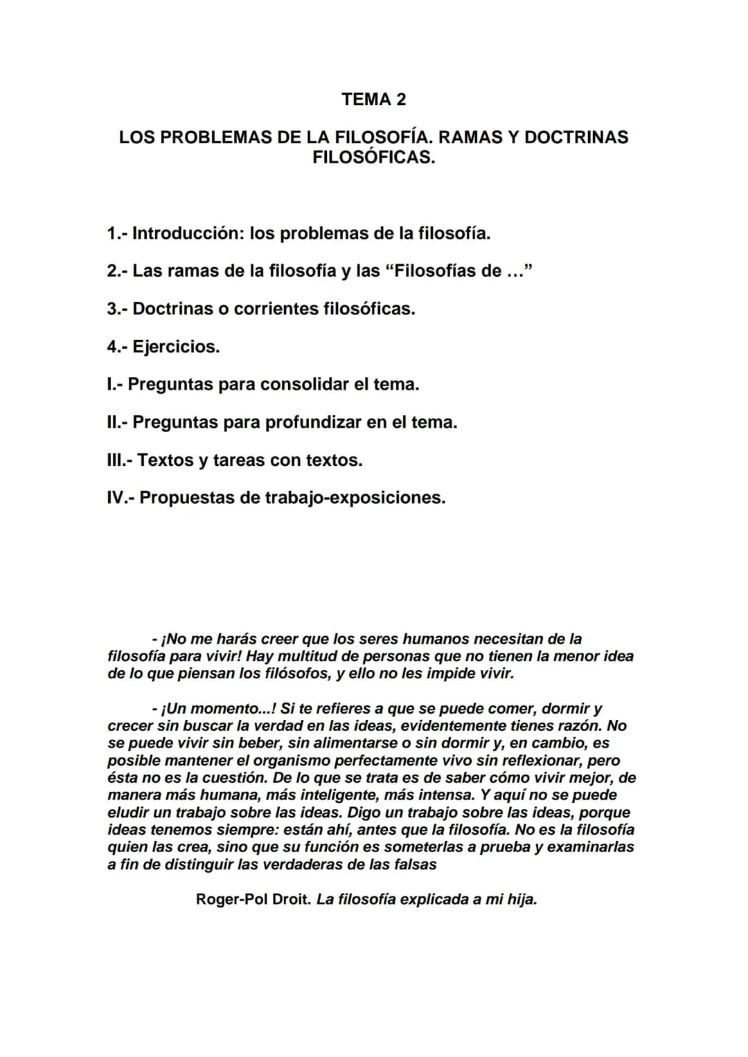 Ramas de la filosofía 