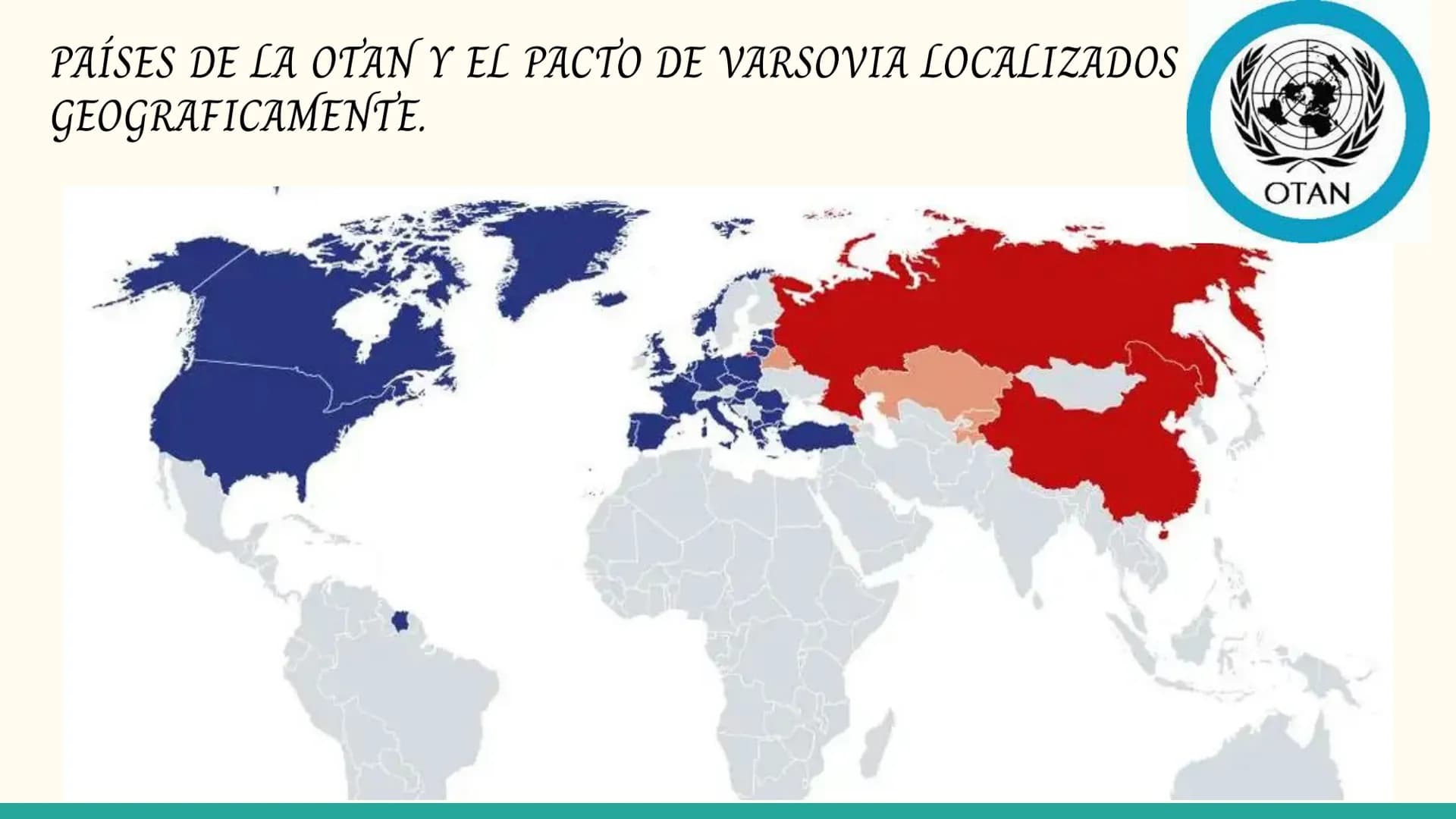 OTAN
4 de abril de 1949
Natalia y Nadir
LA GUERRA FRÍA
CREACIÓN DE LA OTAN
Y
EL PACTO DE VARSOV
МИРА
Colos
И
ВАРШАВСКИЙ
AM3MA
Del 14 de mayo