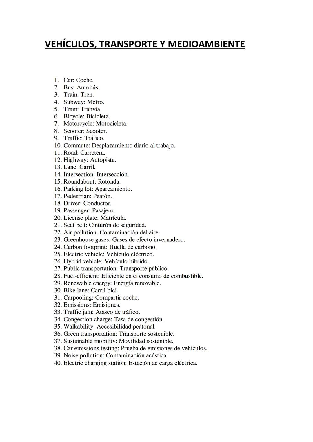 VOCABULARIO Y LEXICO 2º ESO INGLES 2
NORMAS DE SEGURIDAD Y TIPOS DE CONDUCTA
1. Safety first: La seguridad es lo primero.
2. Be careful: Ten