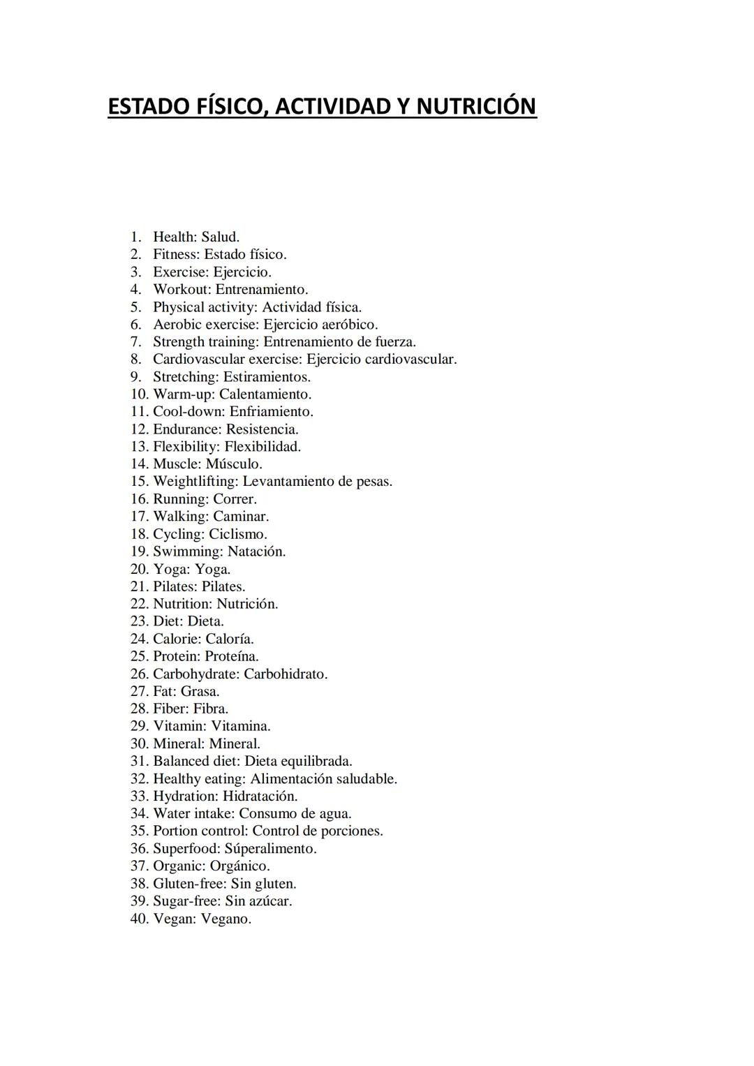 VOCABULARIO Y LEXICO 2º ESO INGLES 2
NORMAS DE SEGURIDAD Y TIPOS DE CONDUCTA
1. Safety first: La seguridad es lo primero.
2. Be careful: Ten