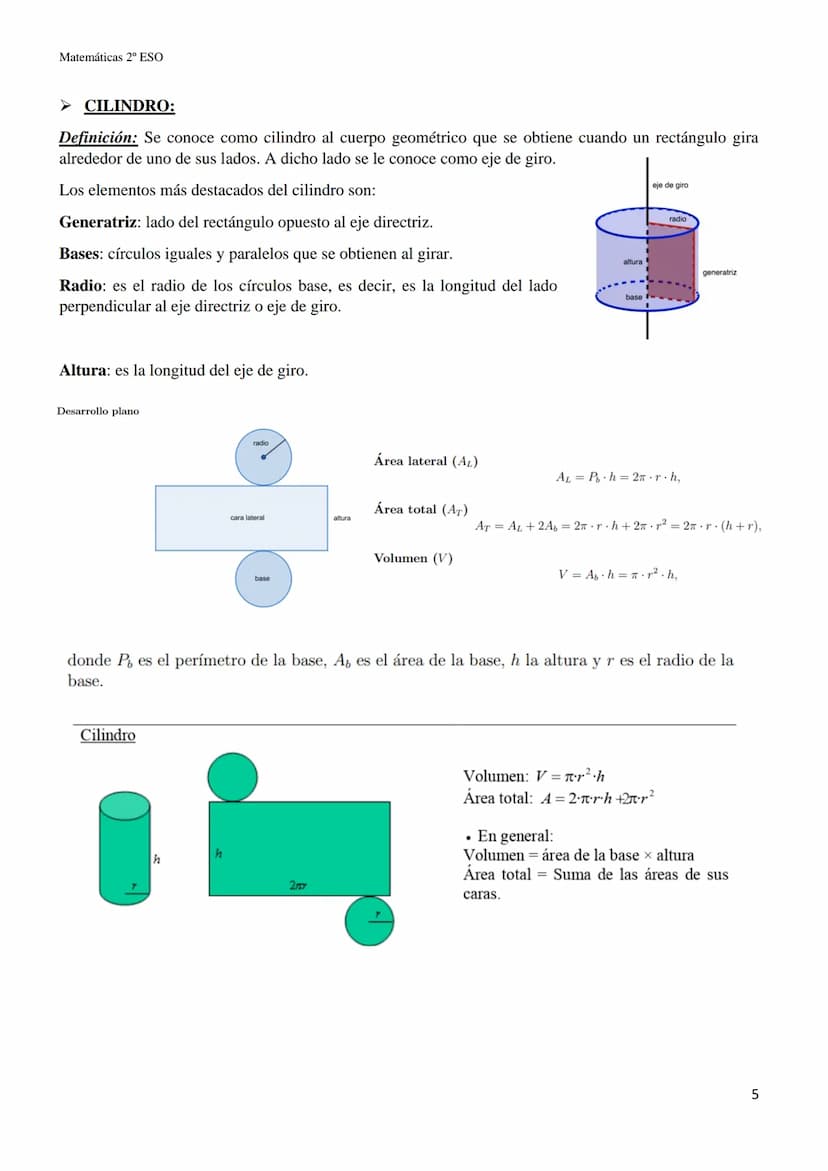 Matemáticas 2º ESO
CUERPOS GEOMÉTRICOS
Definición: Un poliedro es un cuerpo geométrico limitado por cuatro o más polígonos.
Los elementos pr
