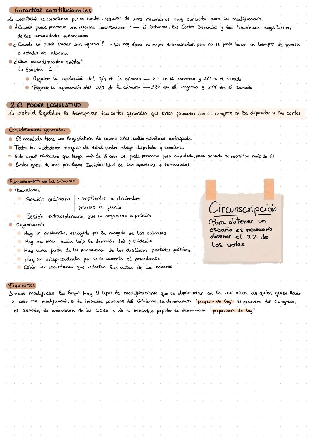 1. ORIGEN Y PRINCIPIOS
LA CONSTITUCION
ESPAÑOLA DE 1978
Constitución, ley fundamental de un Estado que define el regimes básico de los derec
