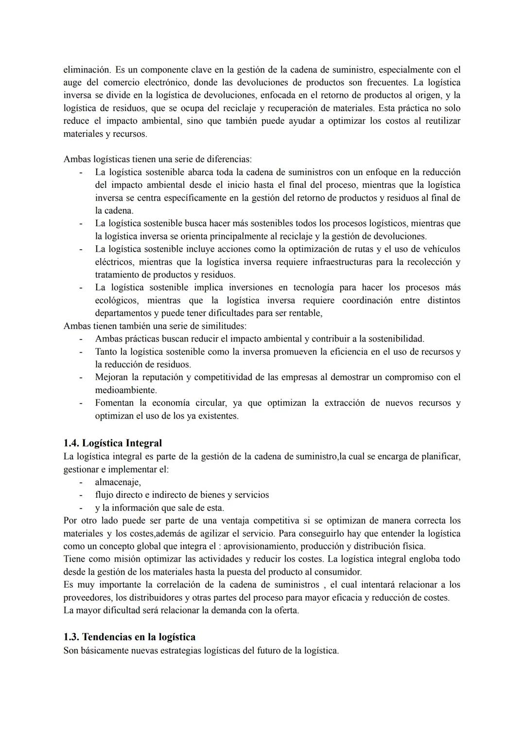 # LOGÍSTICA DE LA DISTRIBUCIÓN

## TEMA 1: INTRODUCCIÓN A LA LOGÍSTICA

1.1. Concepto de logística

La logística es parte del proceso de la 