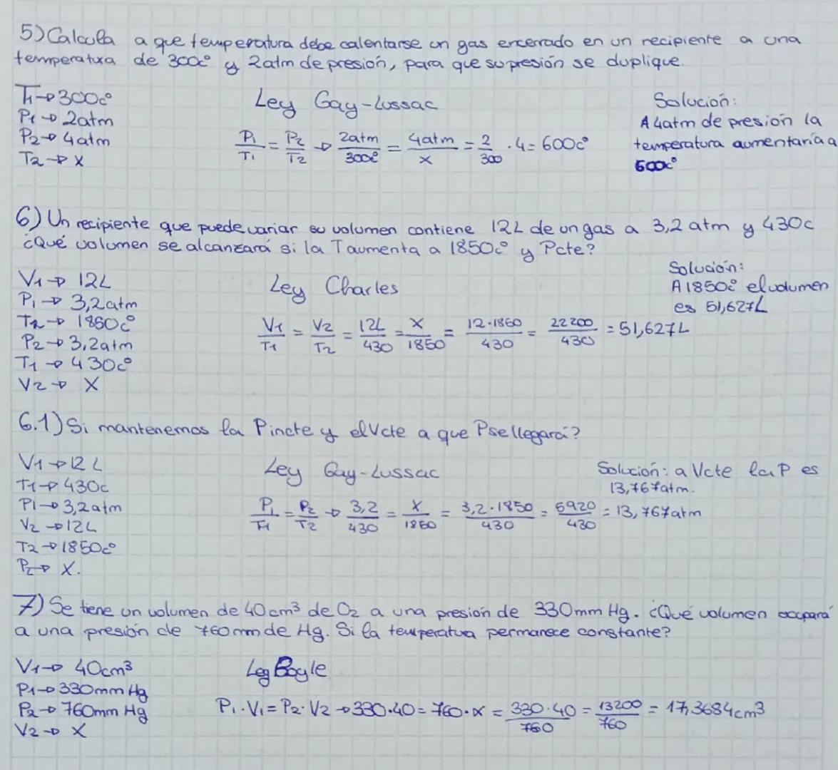 # fisica y Quimica

14/12/24 REPASO DE EXAMEN

Leyes

Botas Granvía Capa

Boyle Temperatura

Lo P. Vi = Pa Va

Ejercicios

1) Un recipiente 