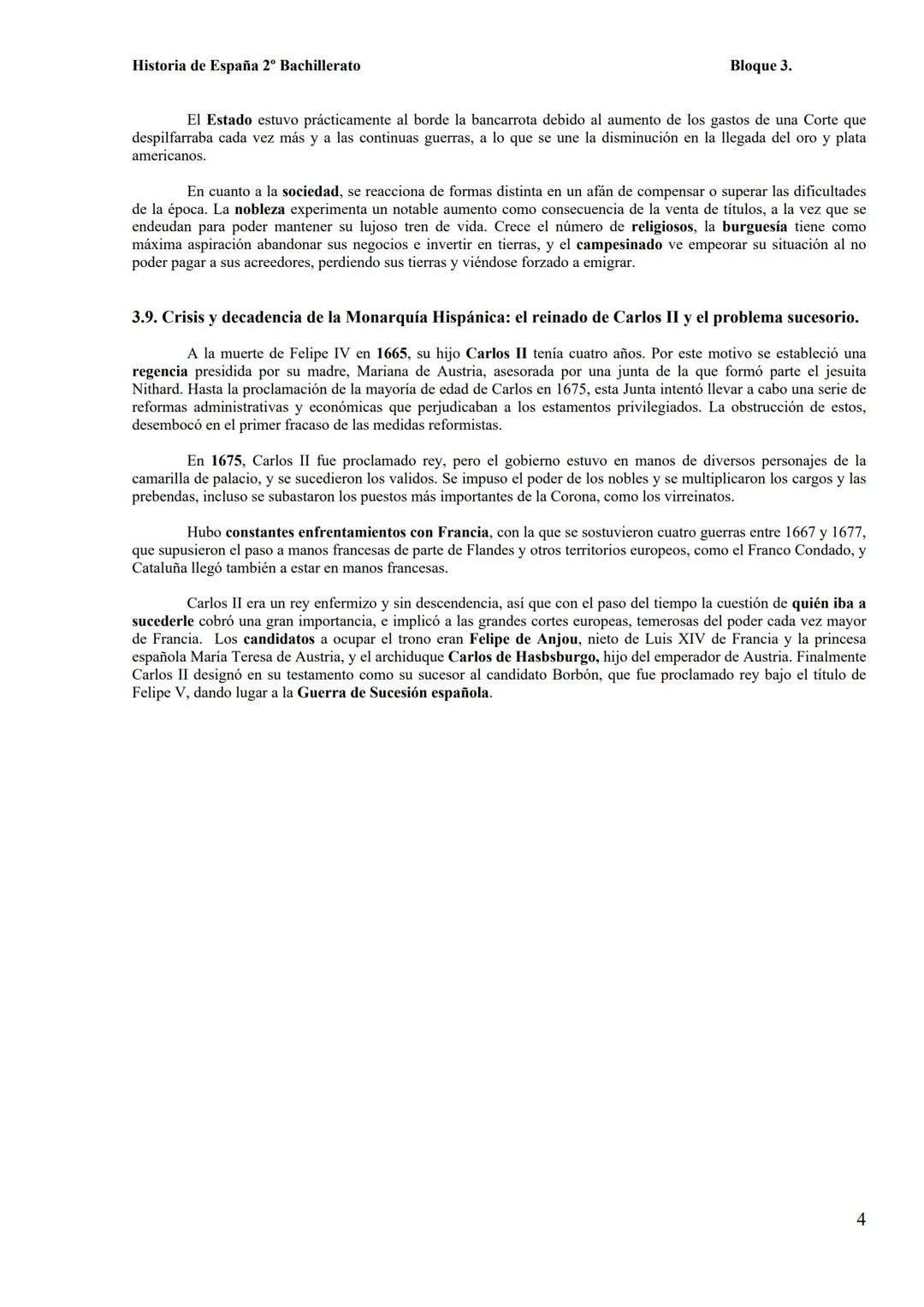 Historia de España 2º Bachillerato
Bloque 3.
Bloque 3. LA FORMACIÓN DE LA MONARQUÍA HISPÁNICA Y SU EXPANSIÓN
MUNDIAL (1474-1700)
3.1. Los Re