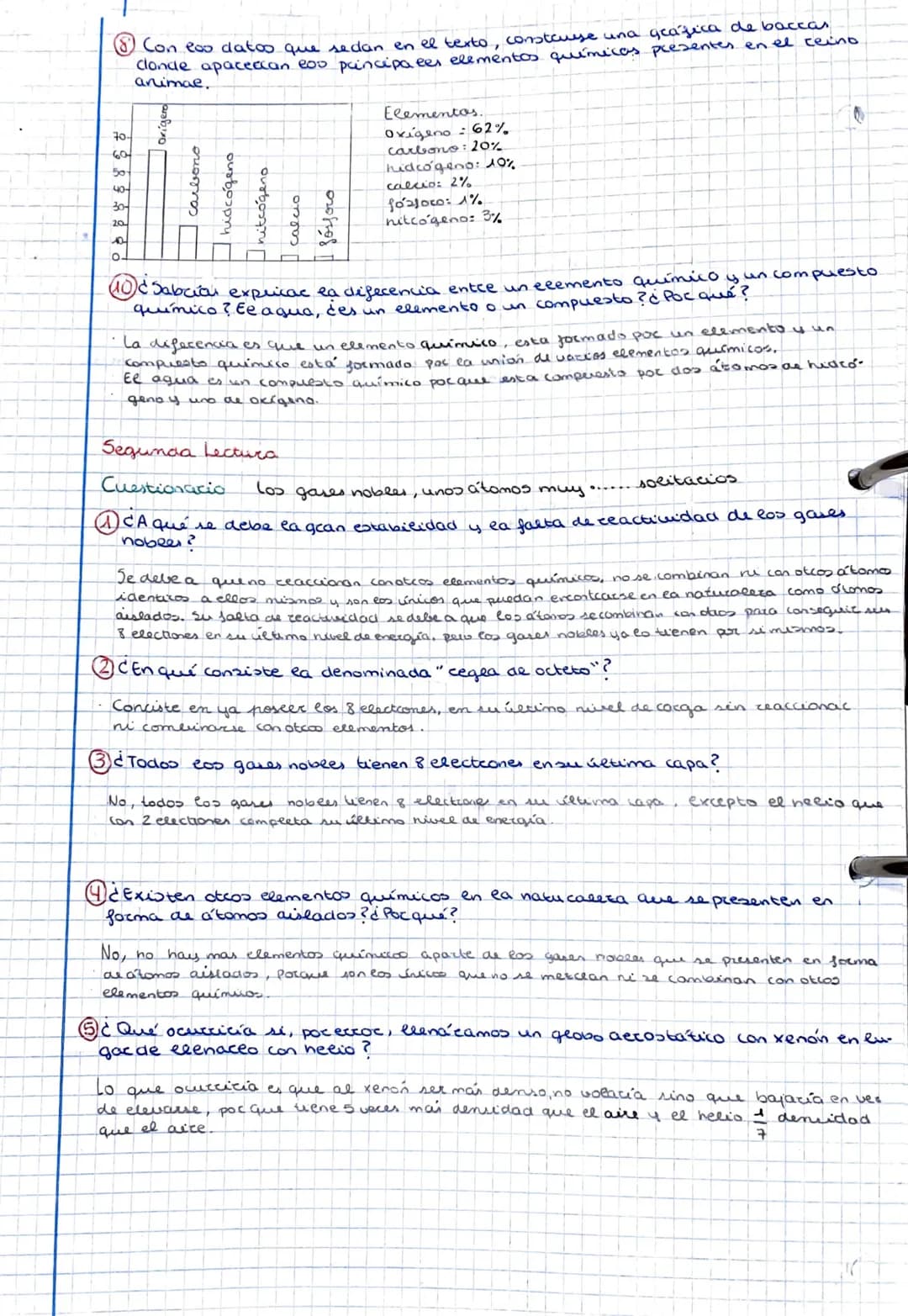 .
Primera Lectura
Cuestionario curiosidades sobre la tabla periódica.
¿Qué es el numero atómico de un elemento químico? ¿Sabes que simbolo
s