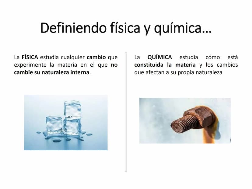 UNIDAD 1. LA CIENCIA Y LA MEDIDA
00320 En este tema vamos a ver...
1. Diferencias entre física y química
2. El método científico
3. La medid