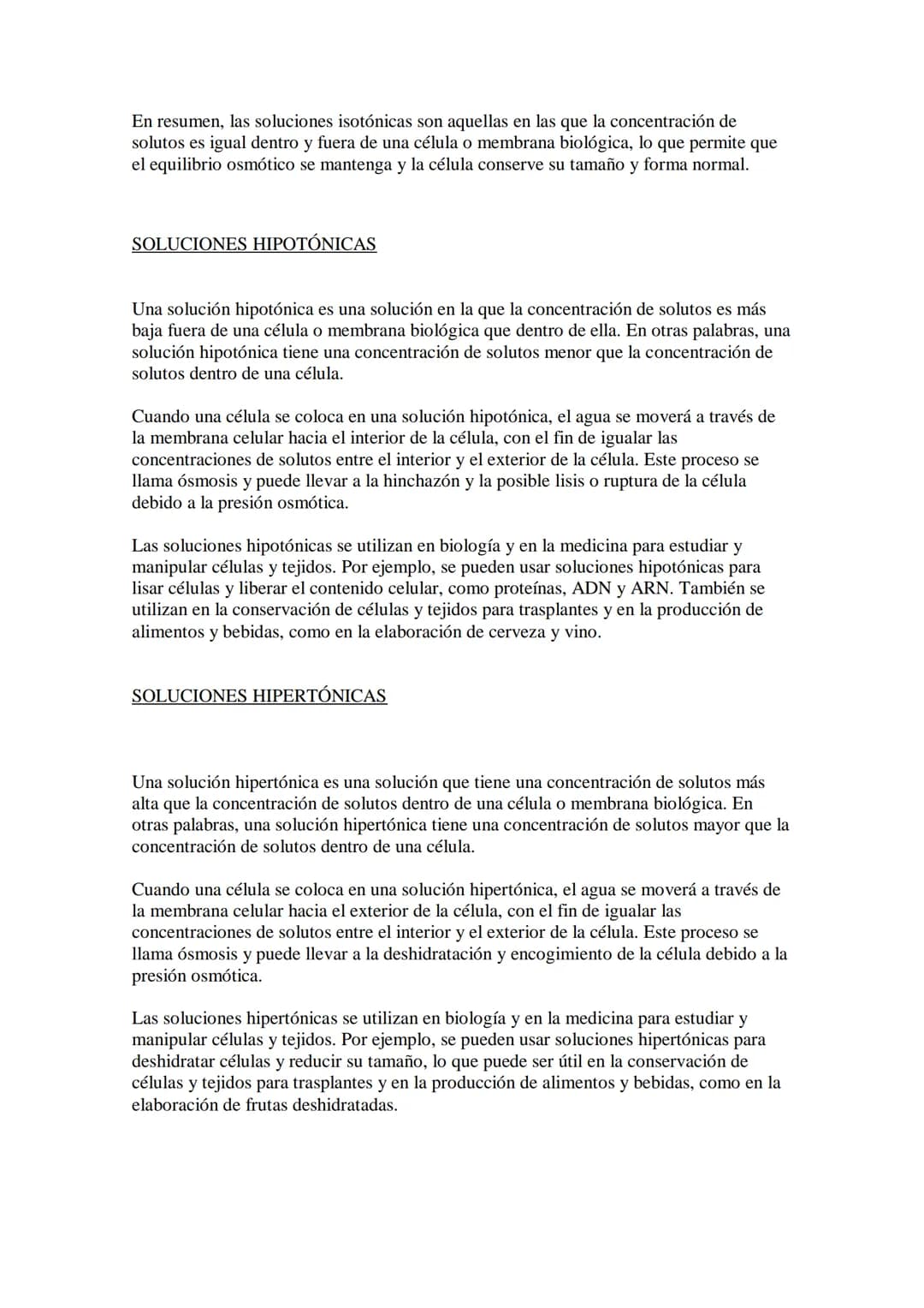 ÓSMOSIS Y PRESIÓN OSMÓTICA
La ósmosis es el movimiento neto de moléculas de agua a través de una membrana
semipermeable desde una solución d