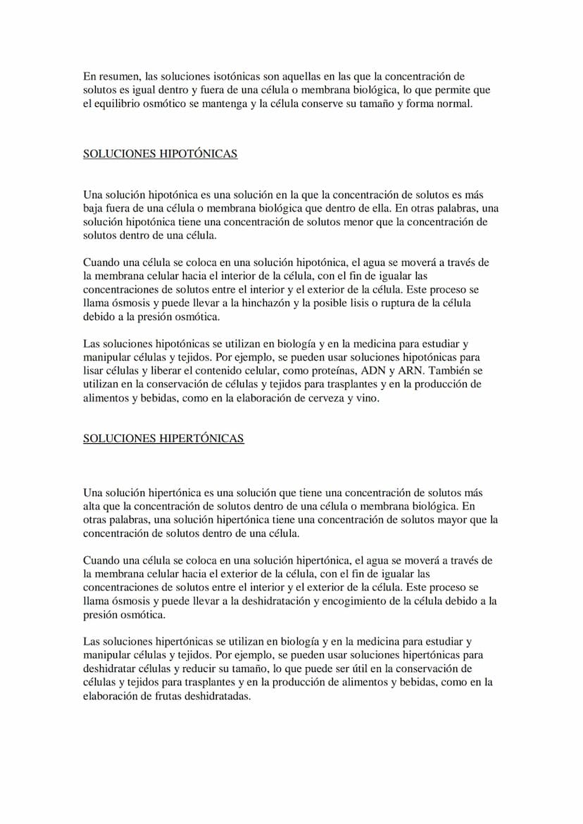 ÓSMOSIS Y PRESIÓN OSMÓTICA
La ósmosis es el movimiento neto de moléculas de agua a través de una membrana
semipermeable desde una solución d