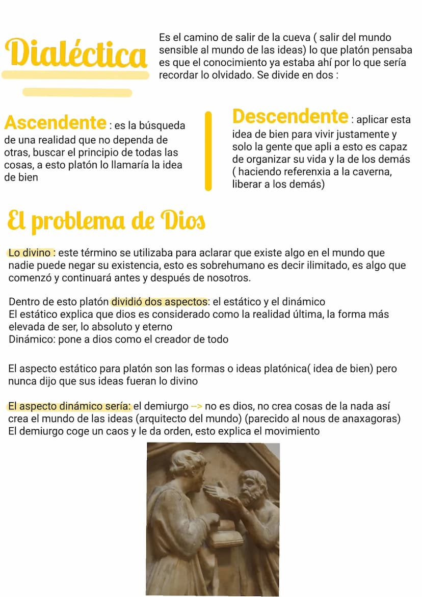 PLATÓN
El problema de la realidad
Fedon y lo descubrimiento de lo supra
se sensible: habla de que no quería
fiarse más de lo que captaban su