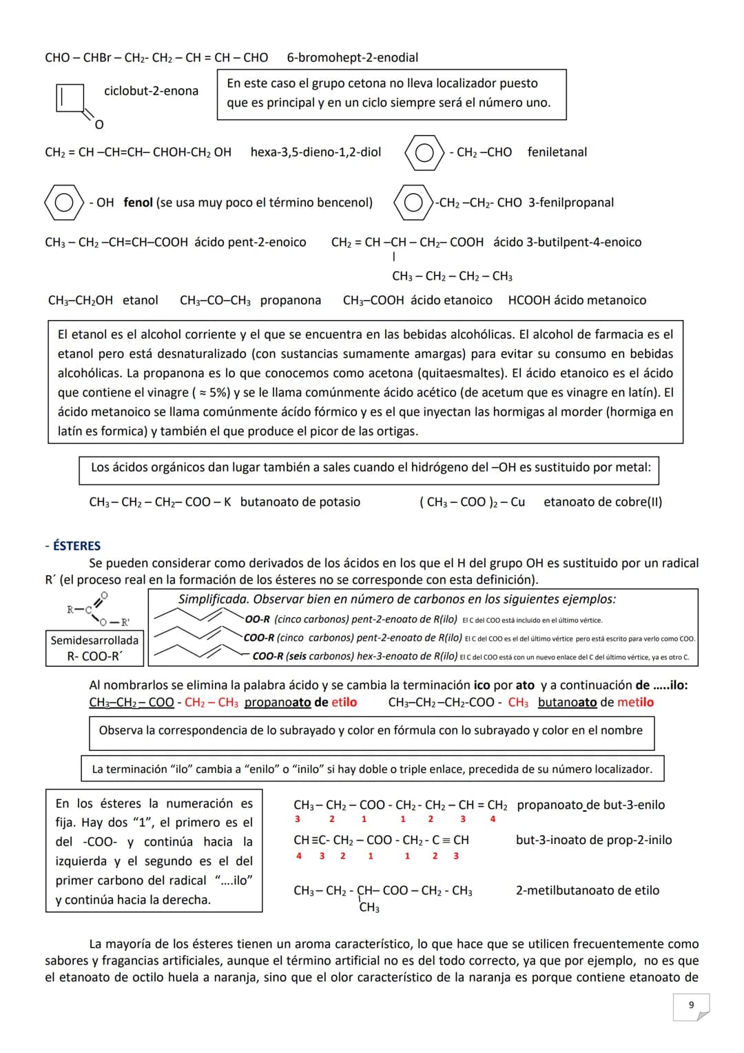 -Fórmula tridimensional (espacial o perspectiva): Aunque generalmente representamos las moléculas en el plano,
debemos recordar que son trid
