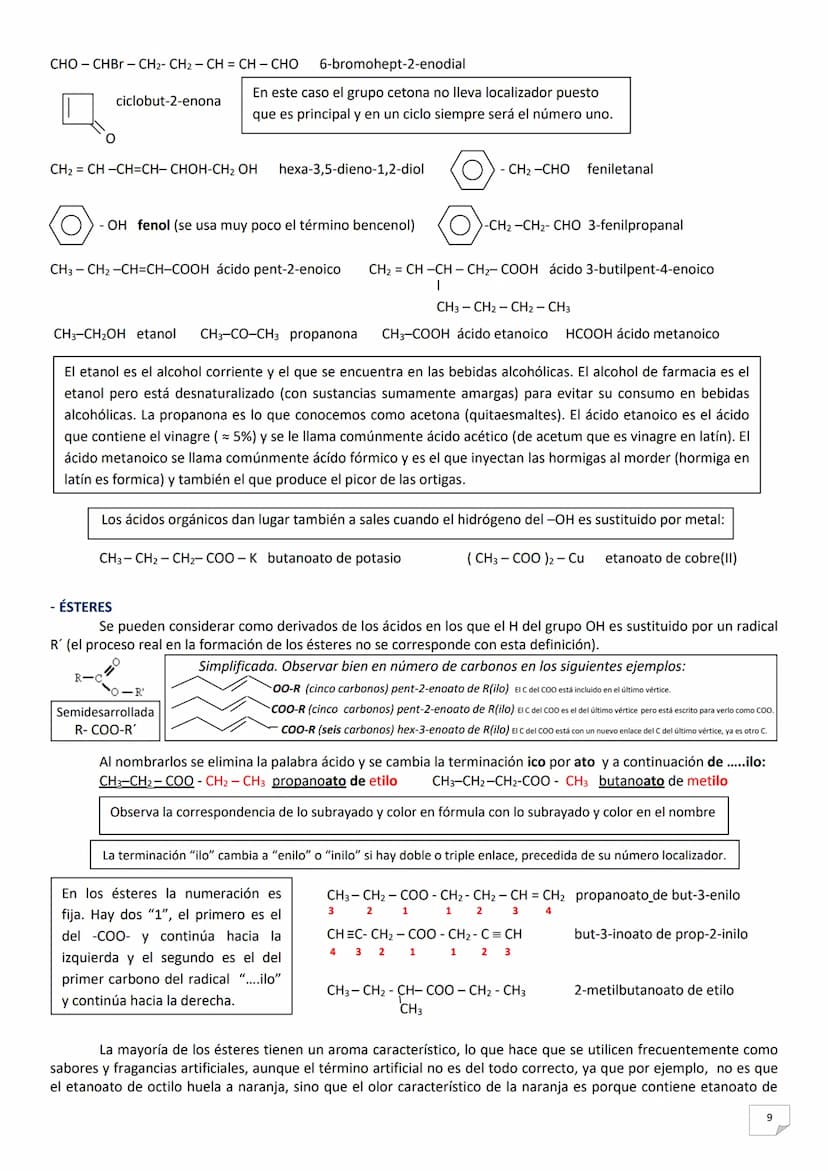 -Fórmula tridimensional (espacial o perspectiva): Aunque generalmente representamos las moléculas en el plano,
debemos recordar que son trid