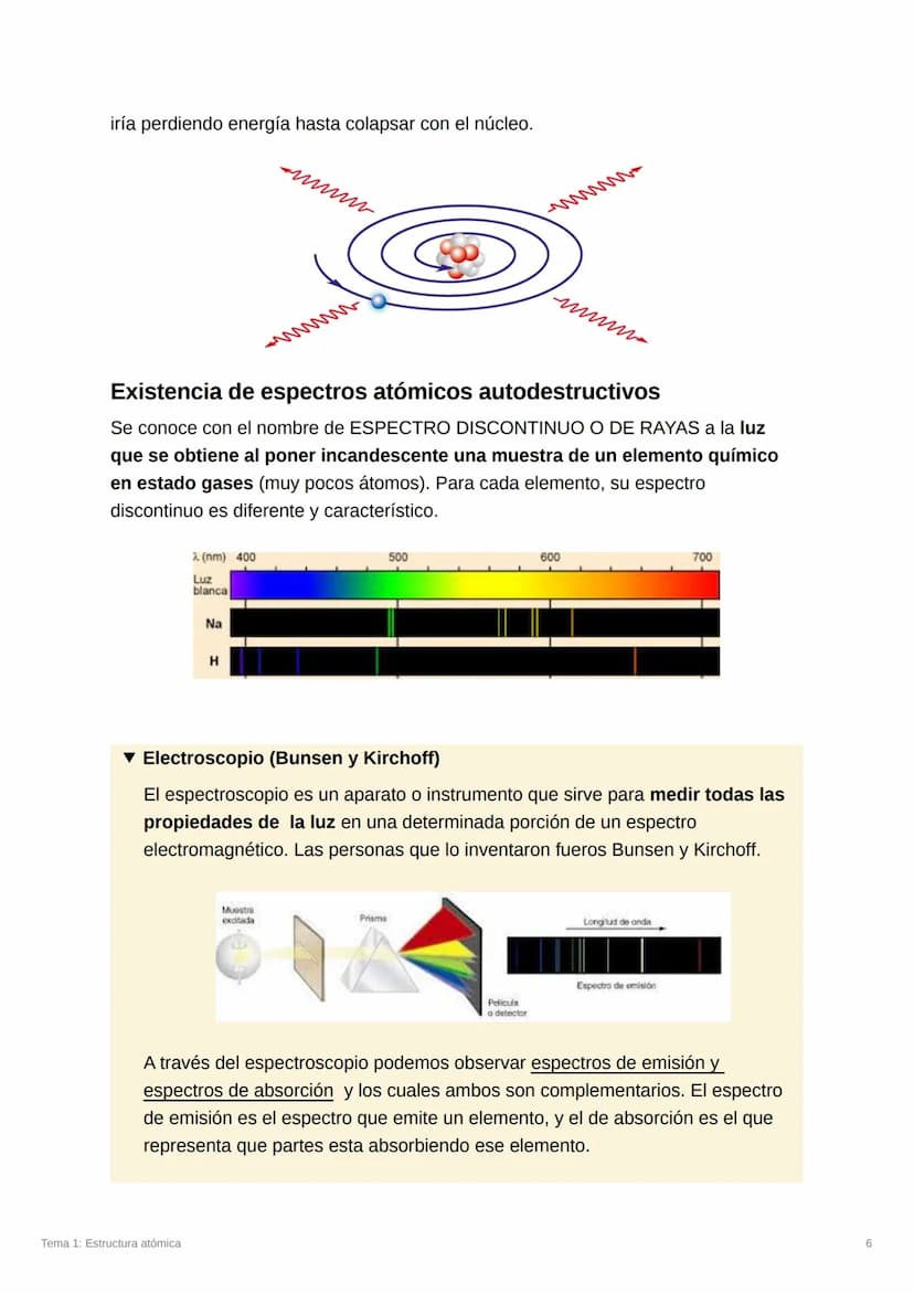 Tema 1: Estructura atómica
Temario:
La materia
El átomo
Teoría atómica de Dalton (1808): átomo
Modelos atómicos
Modelos de Thomson (1904)
Mo