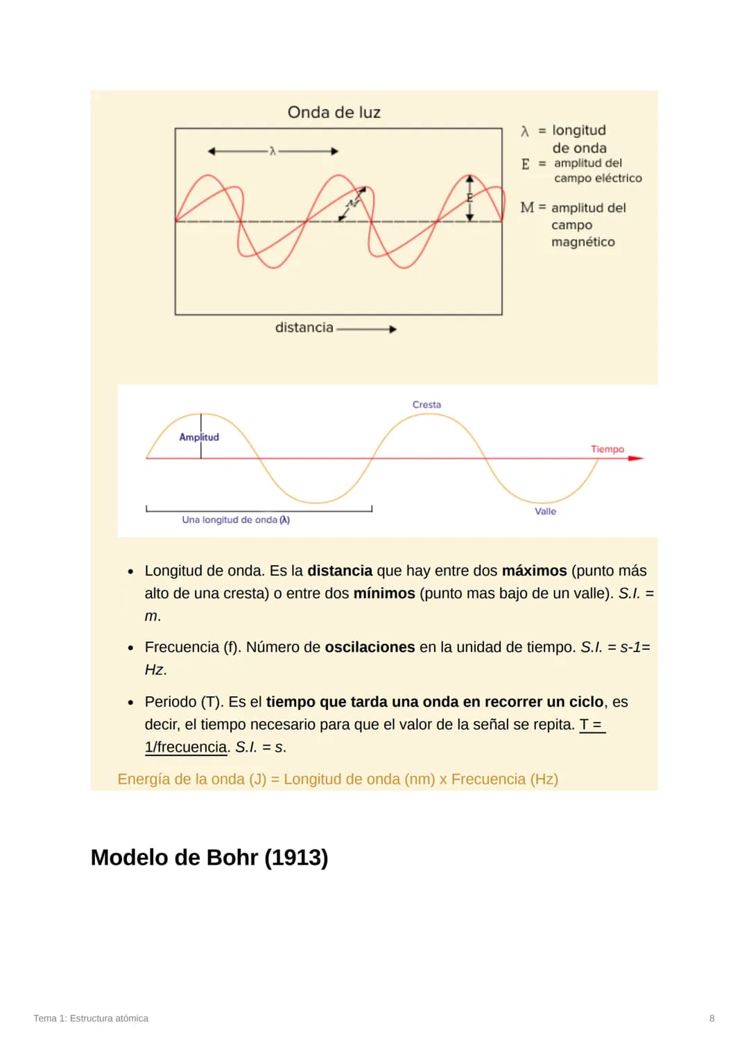 Tema 1: Estructura atómica
Temario:
La materia
El átomo
Teoría atómica de Dalton (1808): átomo
Modelos atómicos
Modelos de Thomson (1904)
Mo