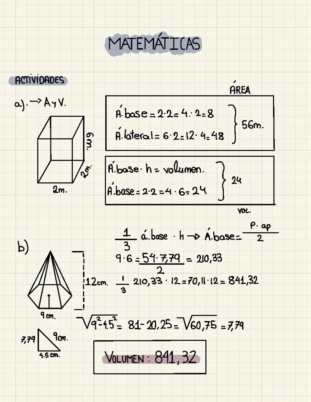 Aprende a Calcular el Volumen de Prismas y Pirámides